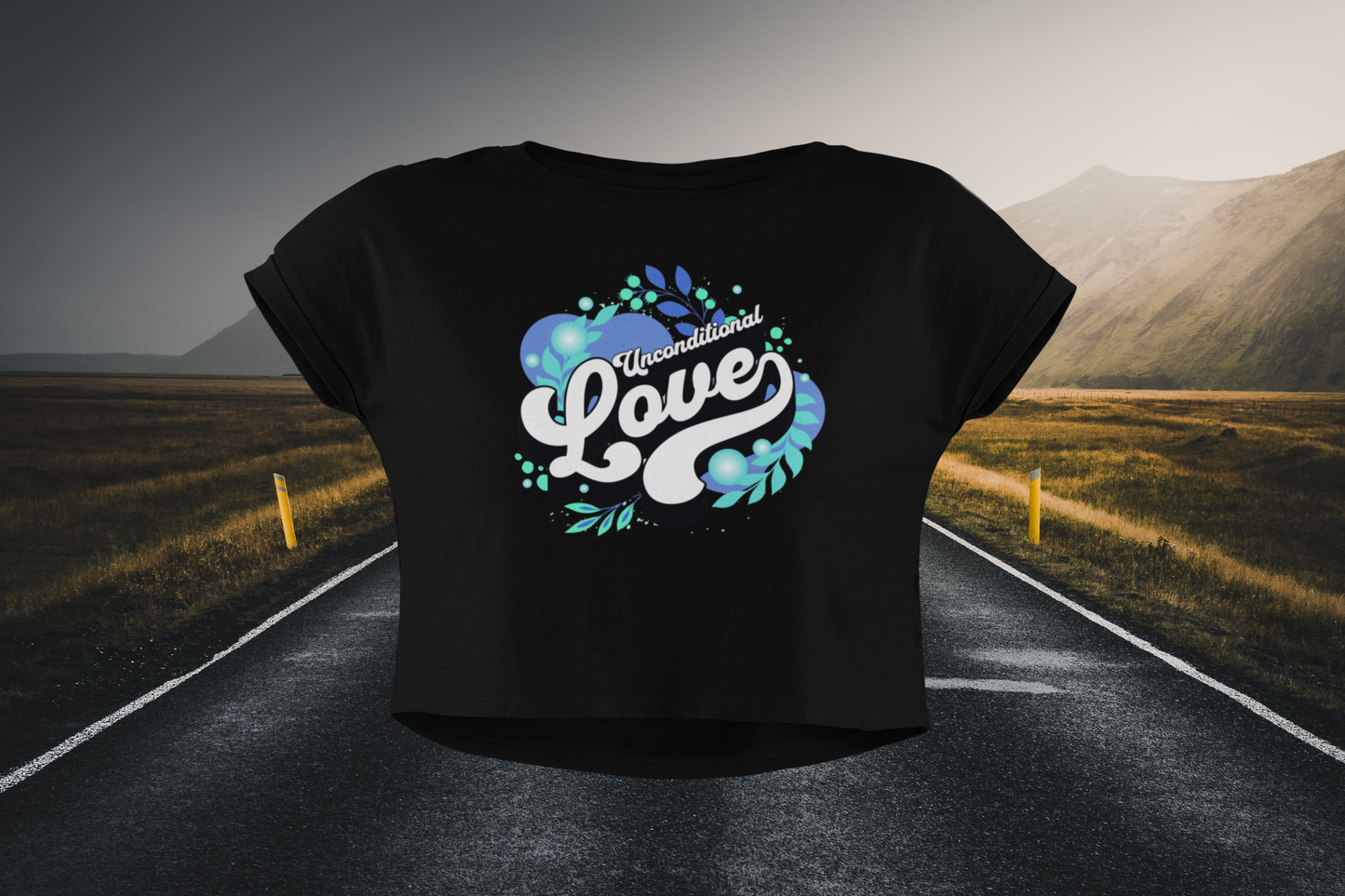 Unconditional Love Christian Crop Top