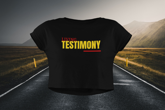 Living Testimony Christian Crop Top
