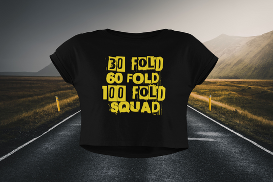 30 Fold, 60 Fold, 100 Fold Squad Christian Crop Top