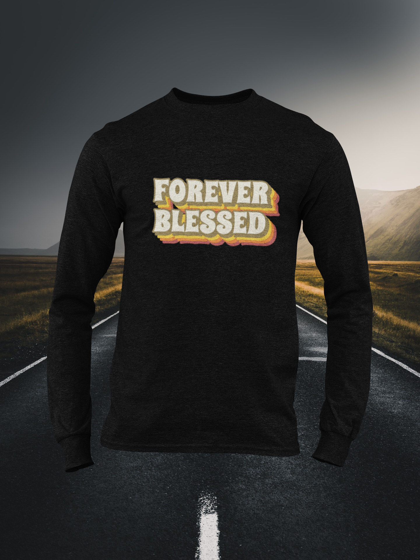 Forever Blessed Christian Long Sleeve Tee
