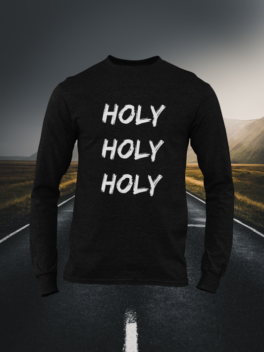 Holy Holy Holy Christian Long Sleeve Tee