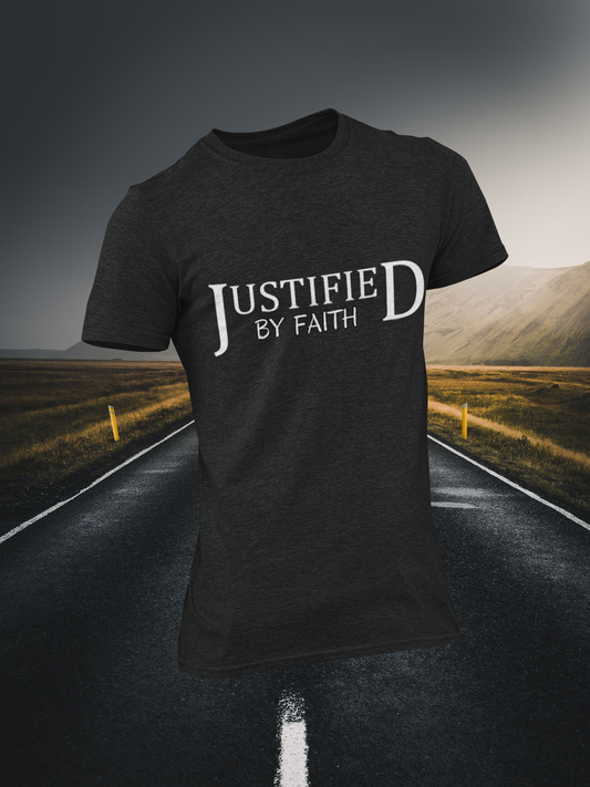 Justified By Faith Christian T-shirt