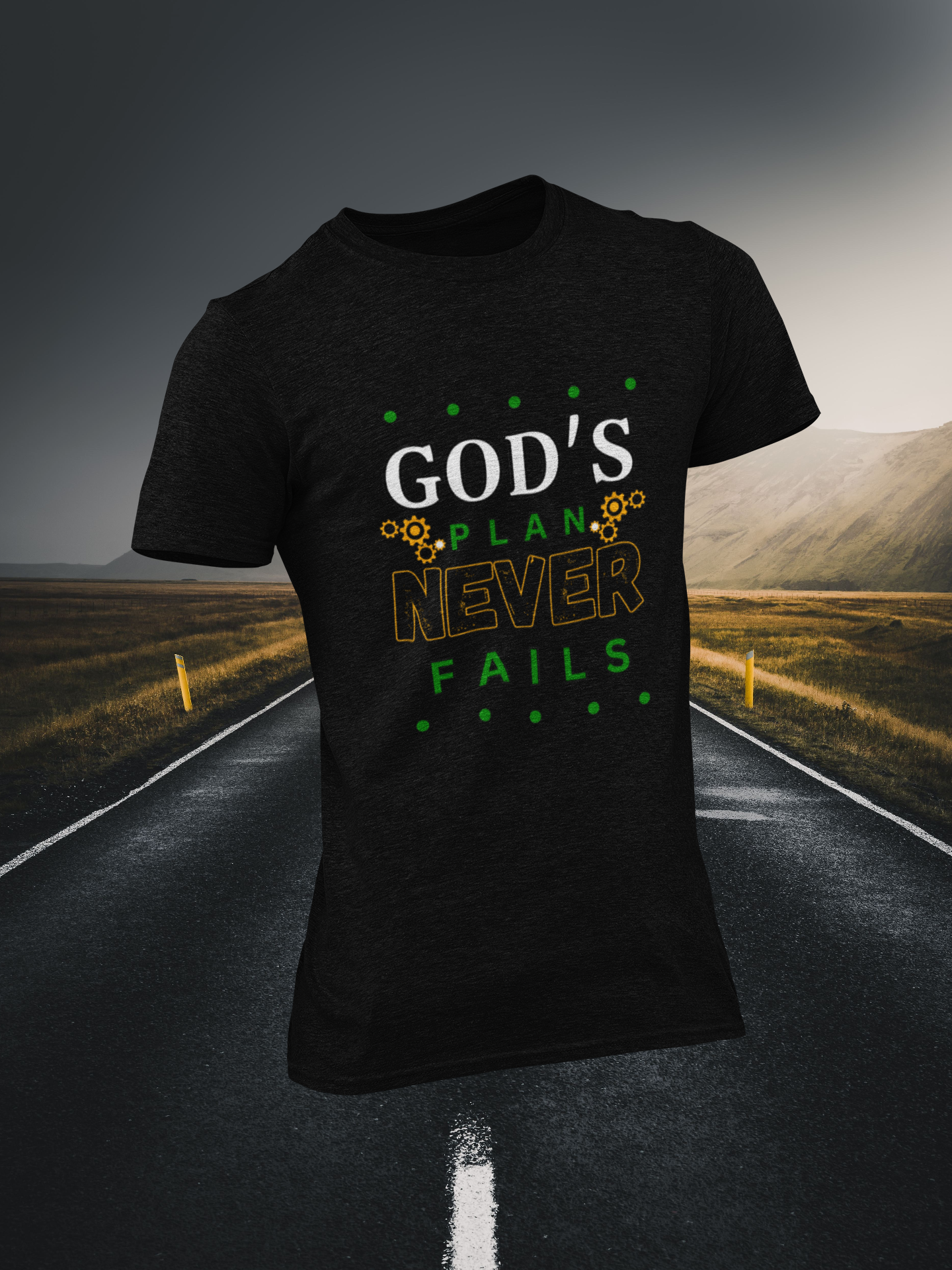 God's Plan Never Fails Christian T-shirt