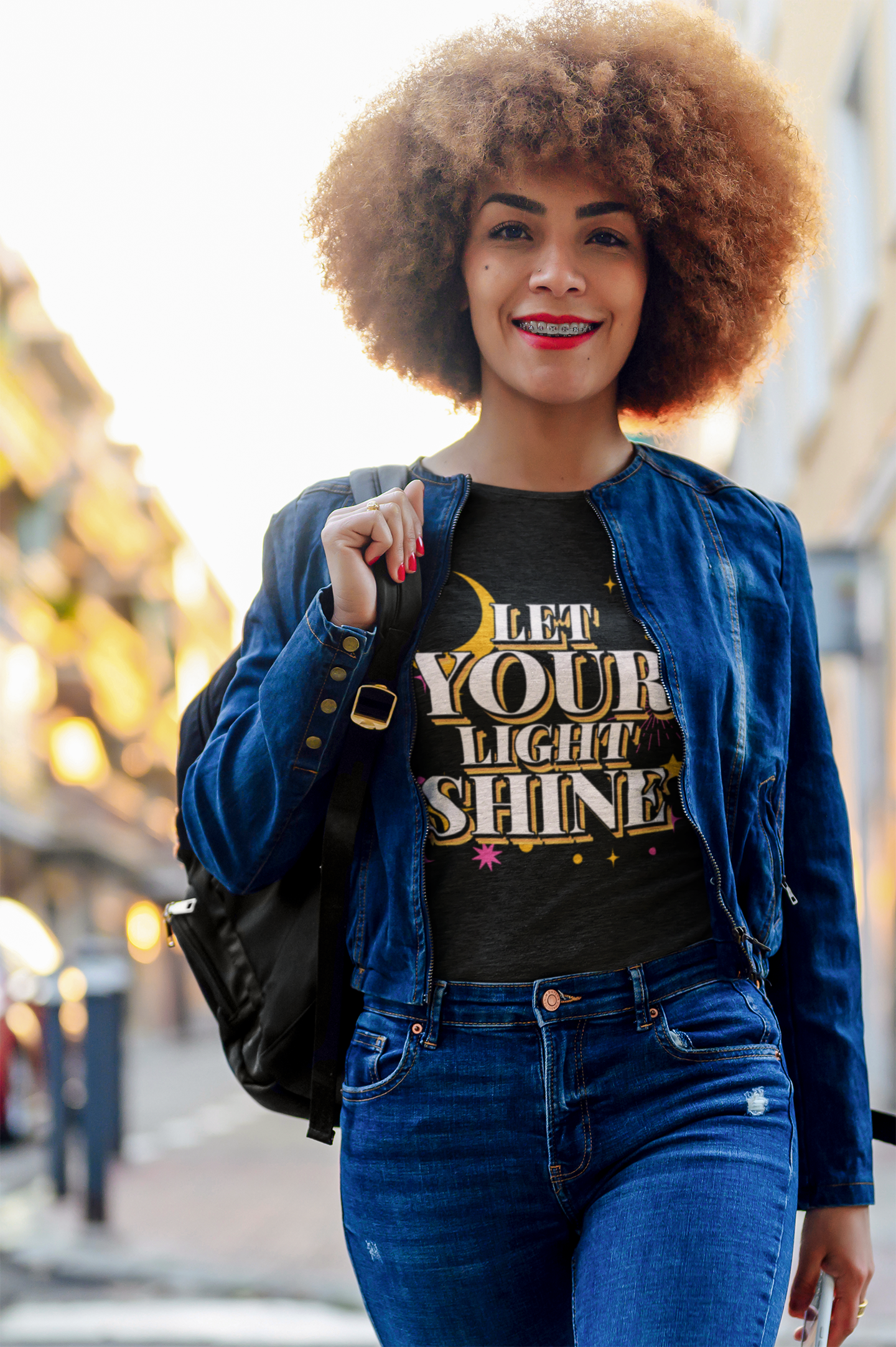 Let Your Light Shine Christian T-shirt