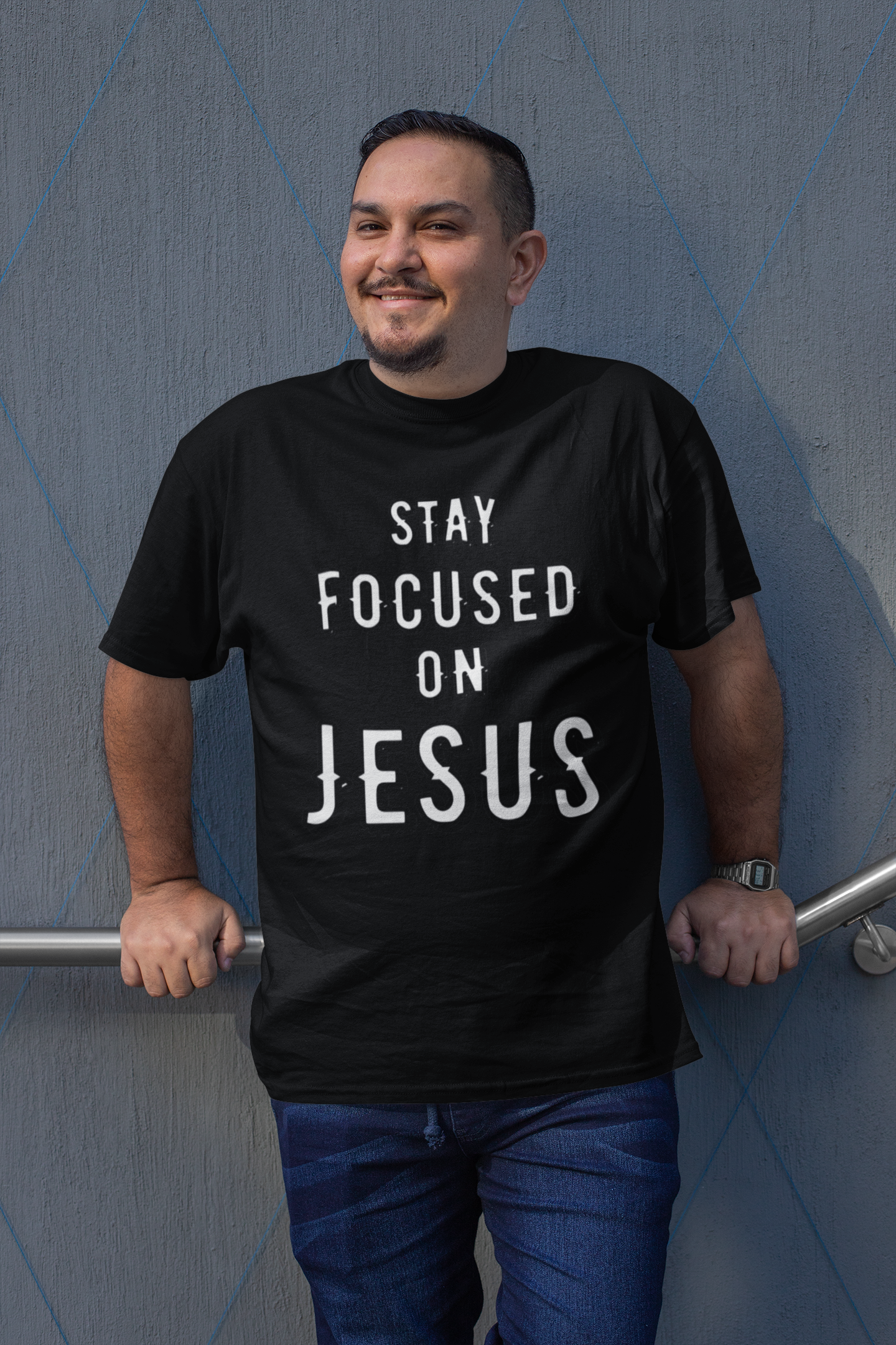 Stay Focus On Jesus Christian T-shirt