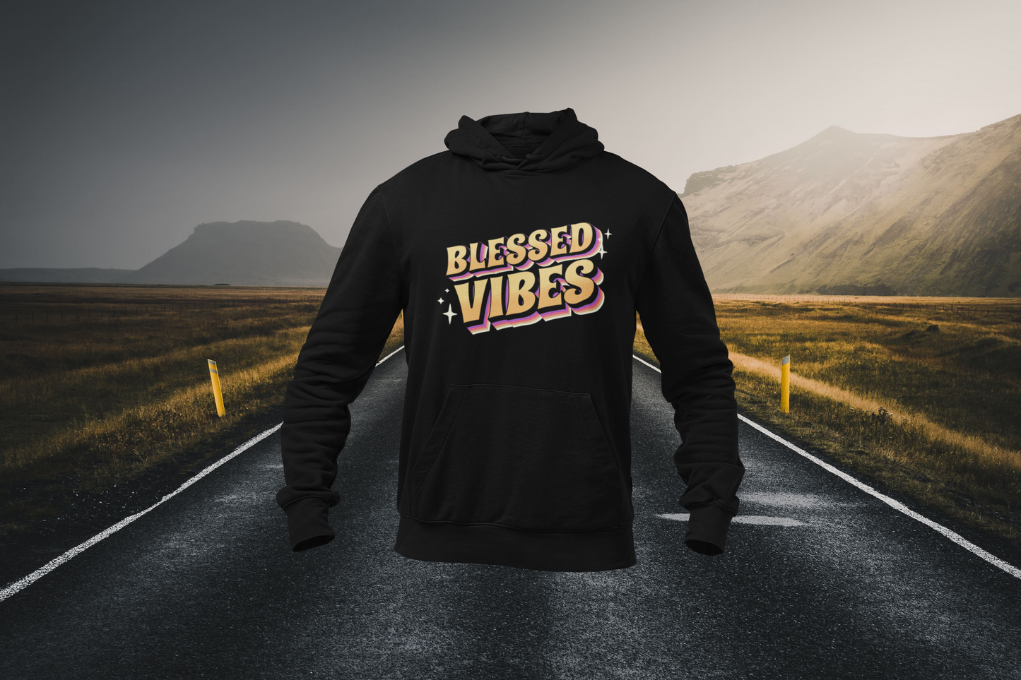 Blessed Vibes Christian Hoodie