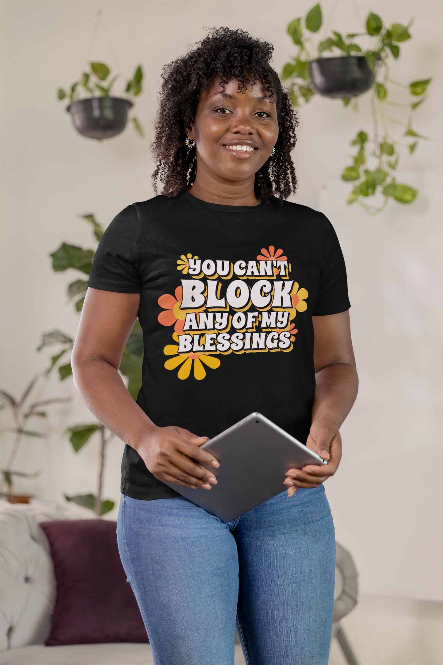 Can't Block My Blessing Christian T-shirt