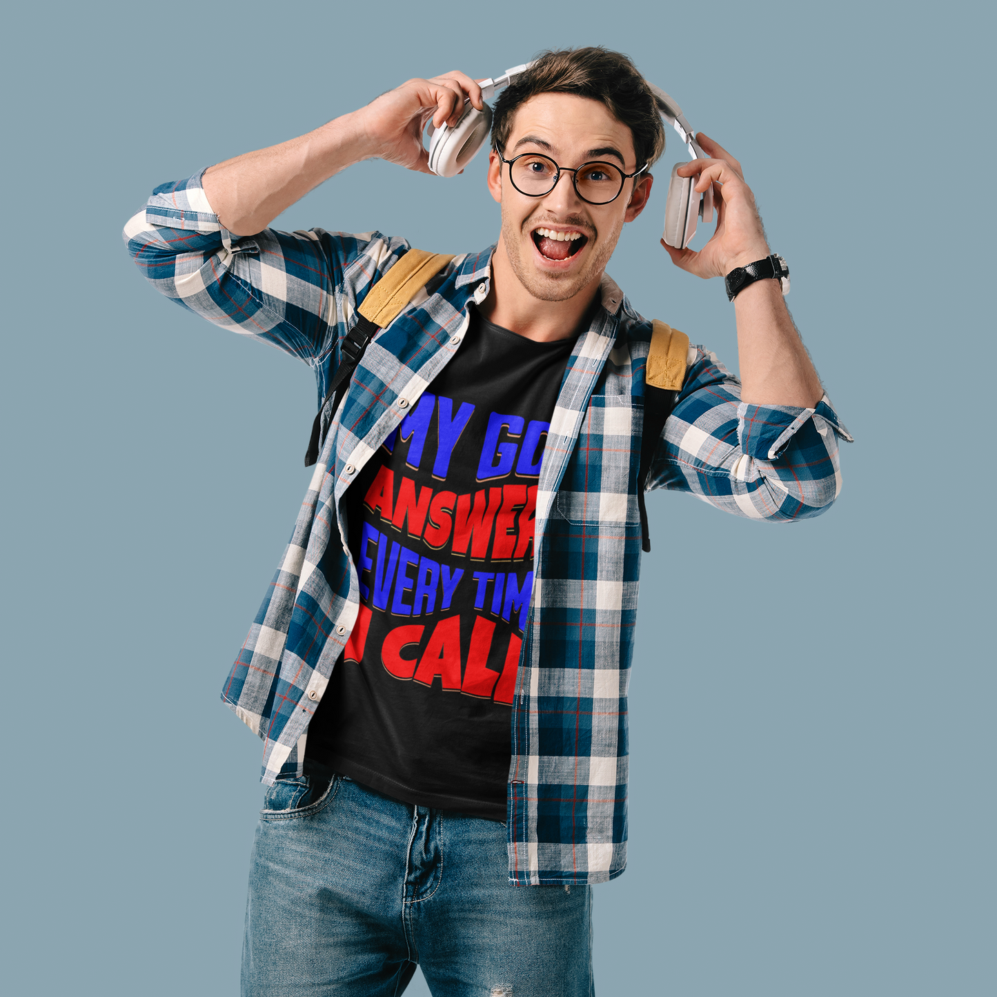 My God Answers Christian T-shirt