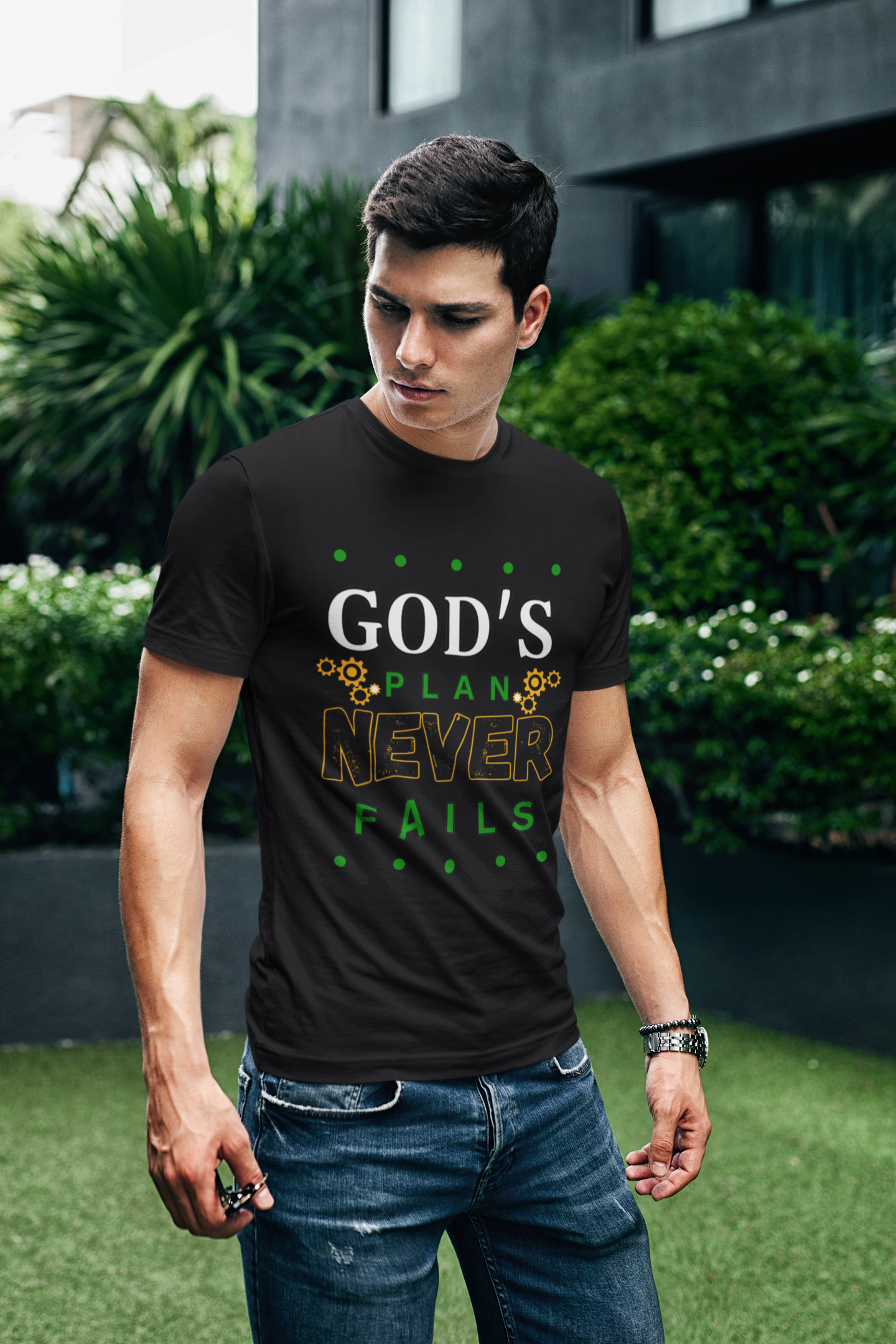 God's Plan Never Fails Christian T-shirt