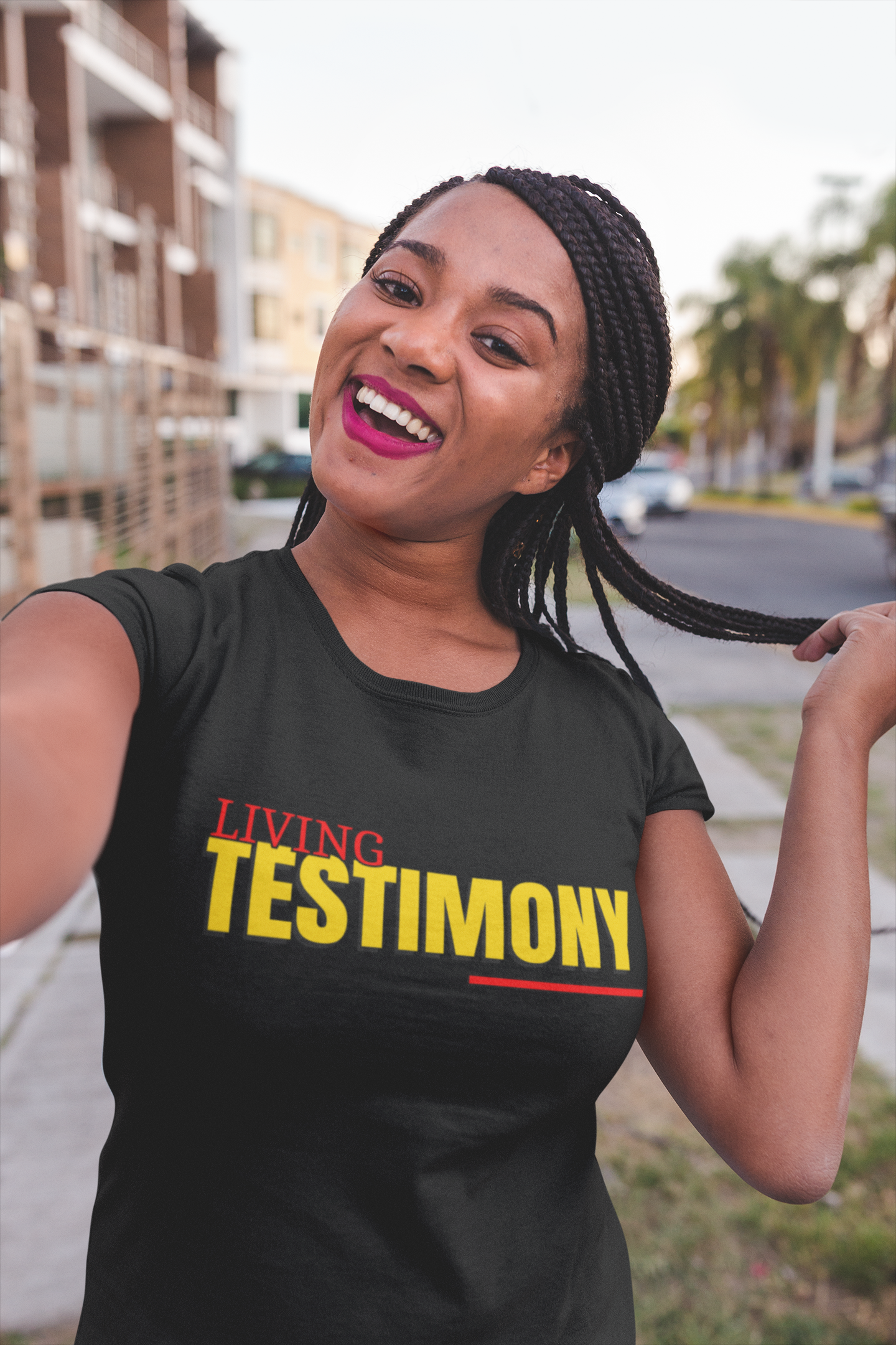 Living Testimony Christian T-shirt
