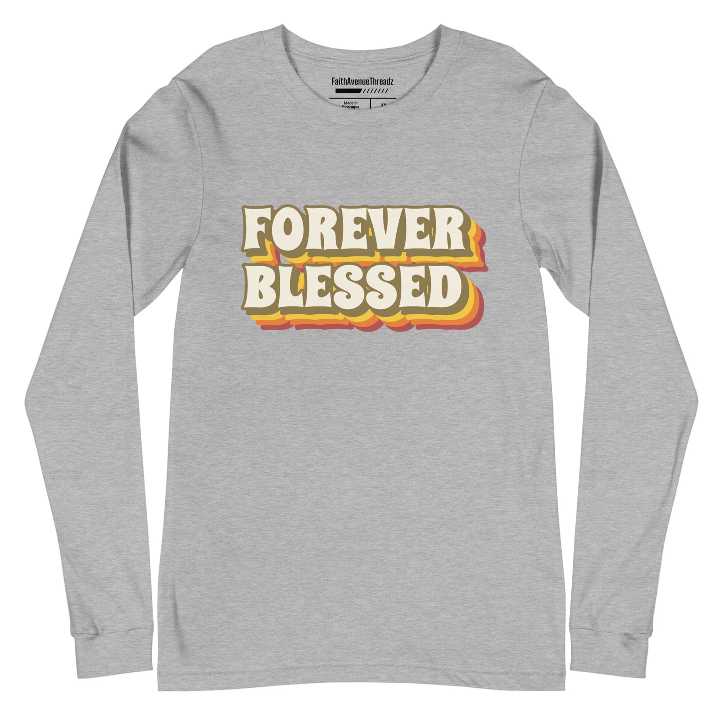 Forever Blessed Christian Long Sleeve Tee