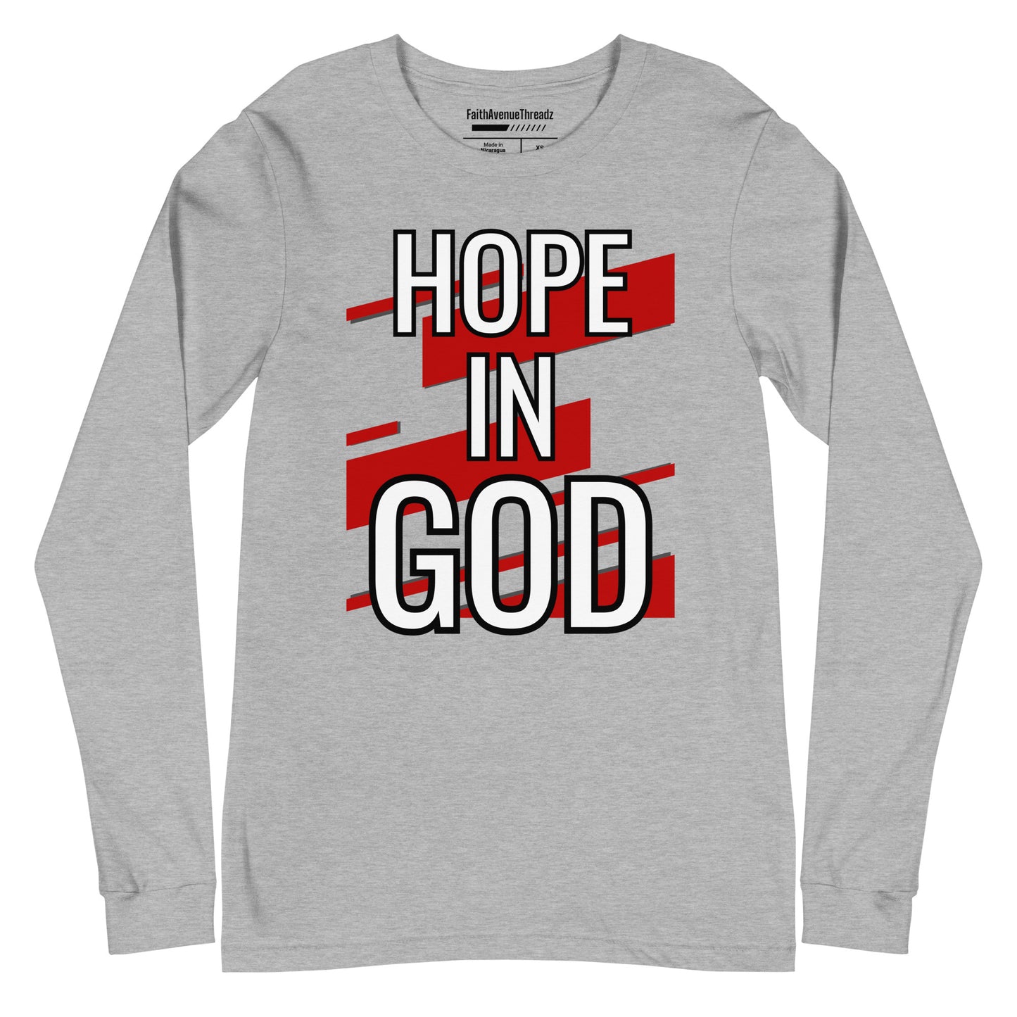 Hope In God Christian Long Sleeve Tee