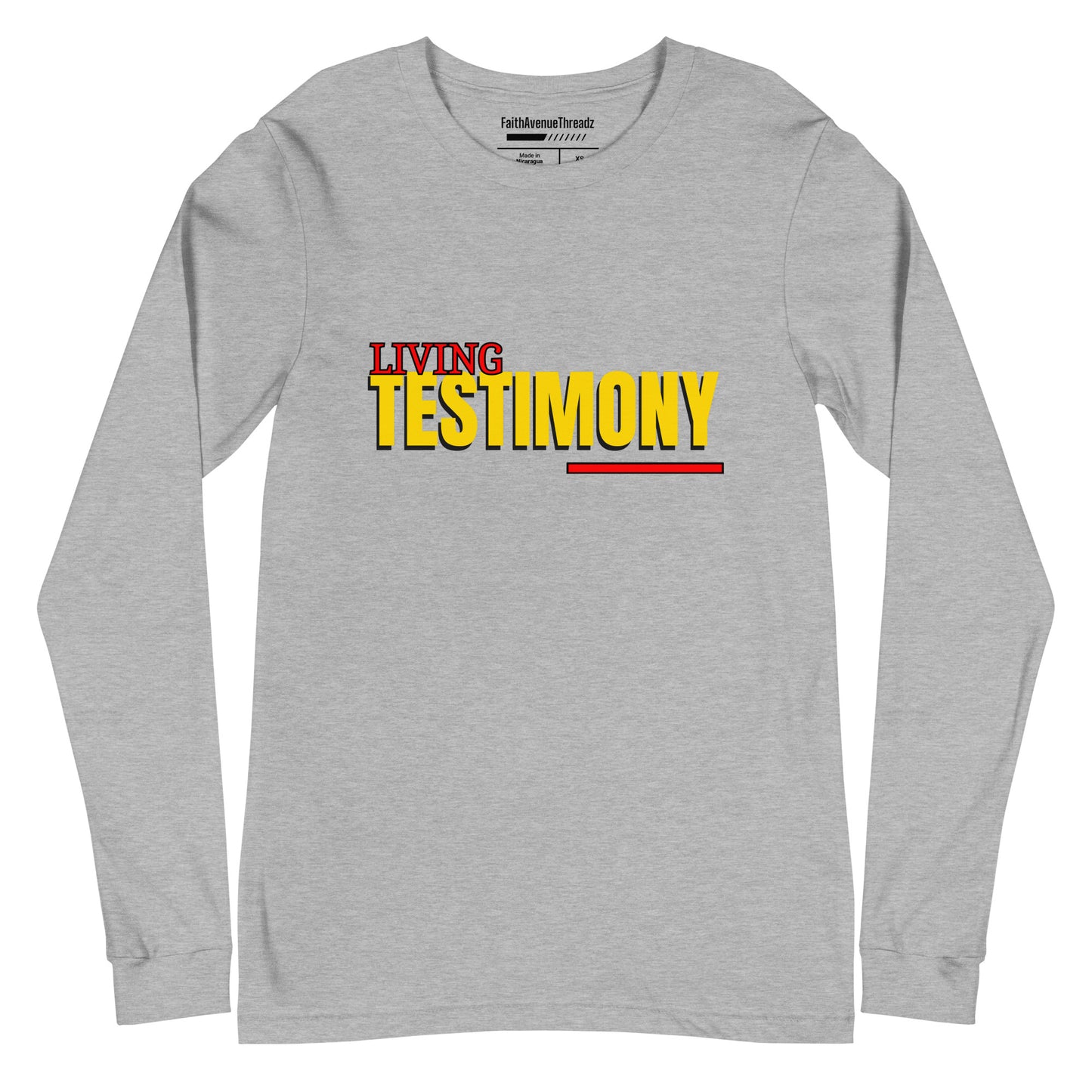 Living Testimony Christian Long Sleeve Tee