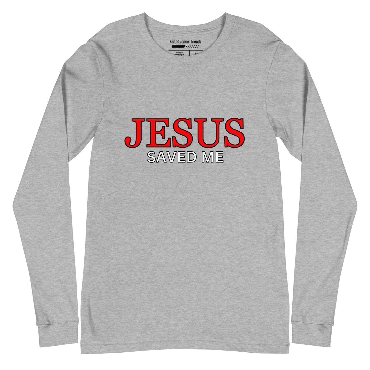 Jesus Saved Me Christian Long Sleeve Tee