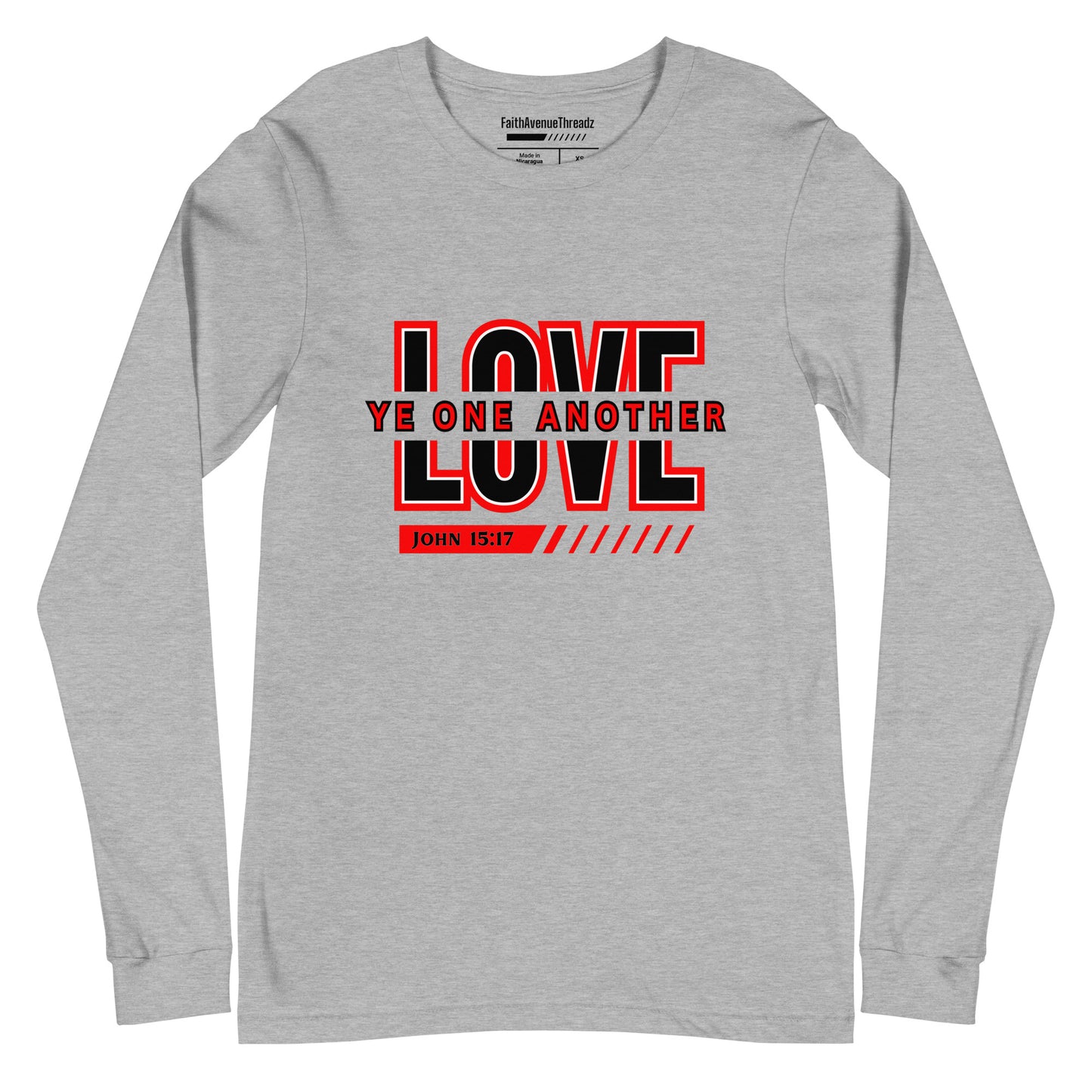 Love One Another Christian Long Sleeve Tee