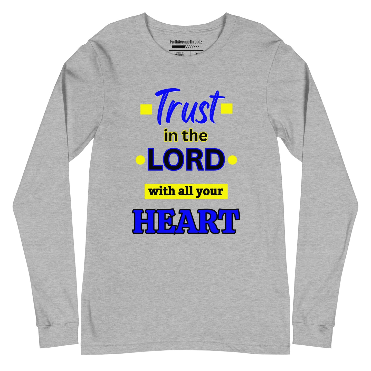 Trust In The Lord Christian Long Sleeve Tee