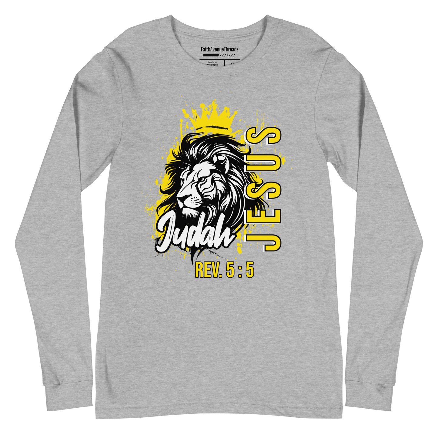 Jesus, The Lion of Judah Christian Long Sleeve Tee