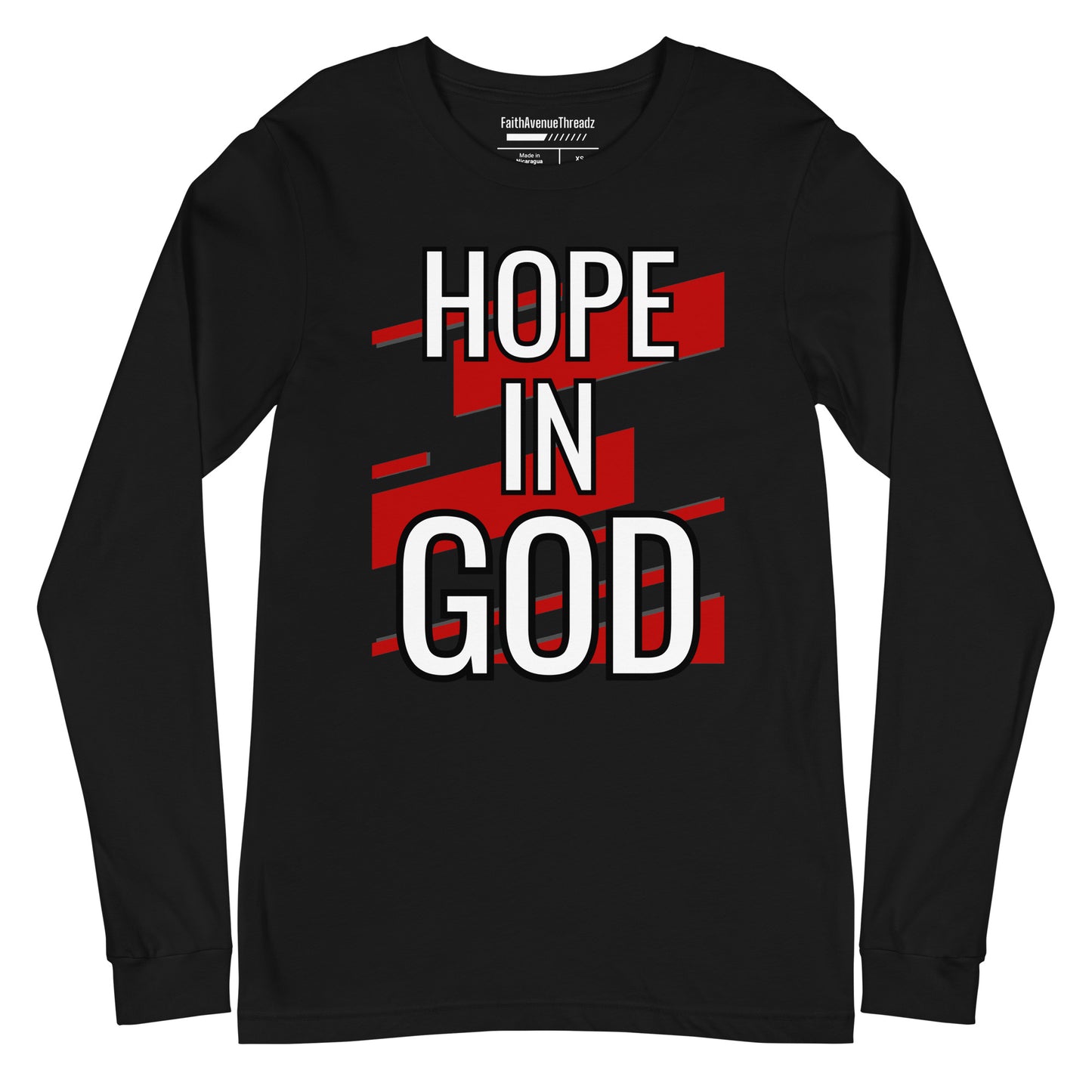 Hope In God Christian Long Sleeve Tee