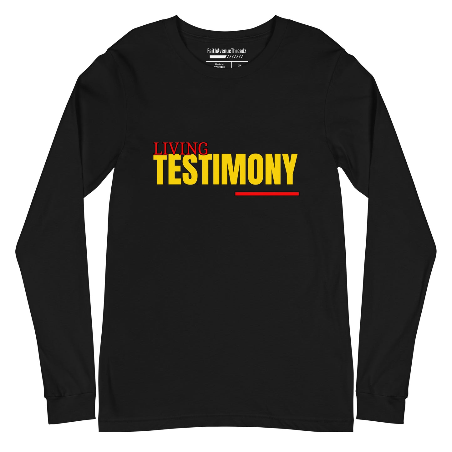 Living Testimony Christian Long Sleeve Tee