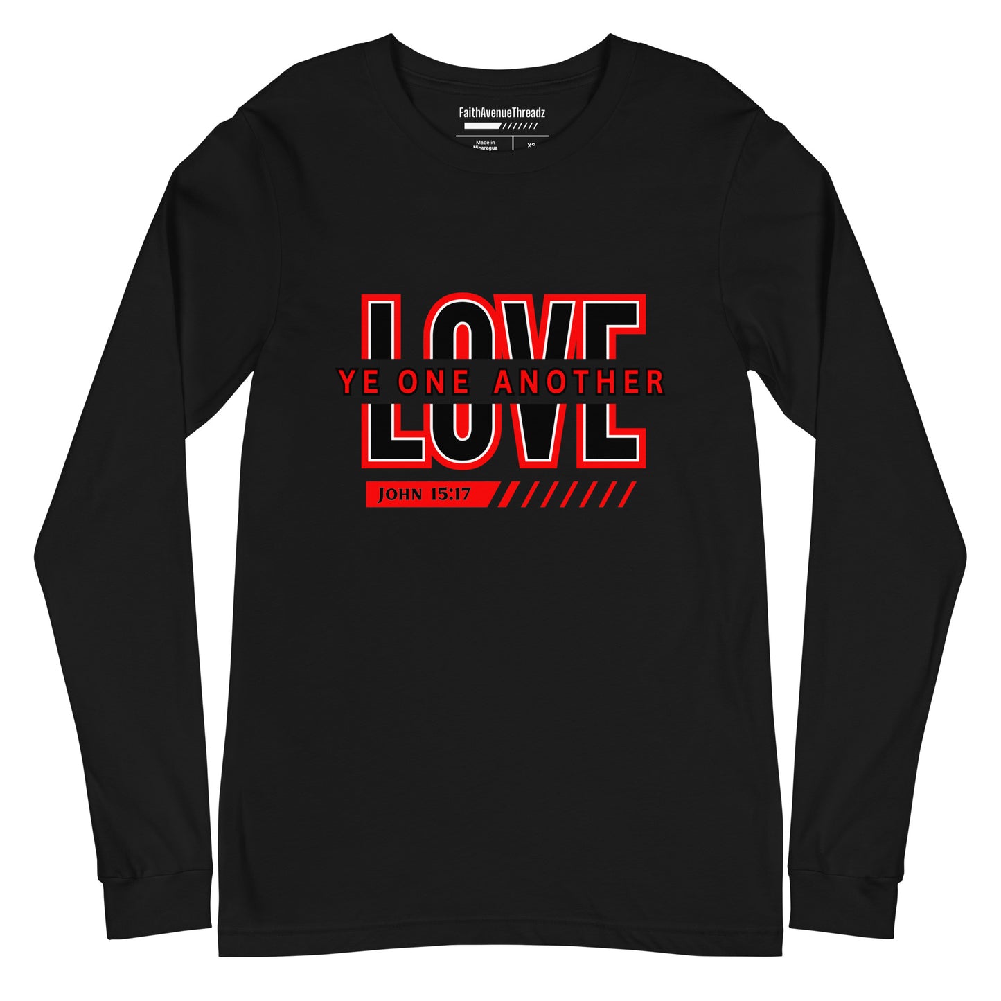 Love One Another Christian Long Sleeve Tee