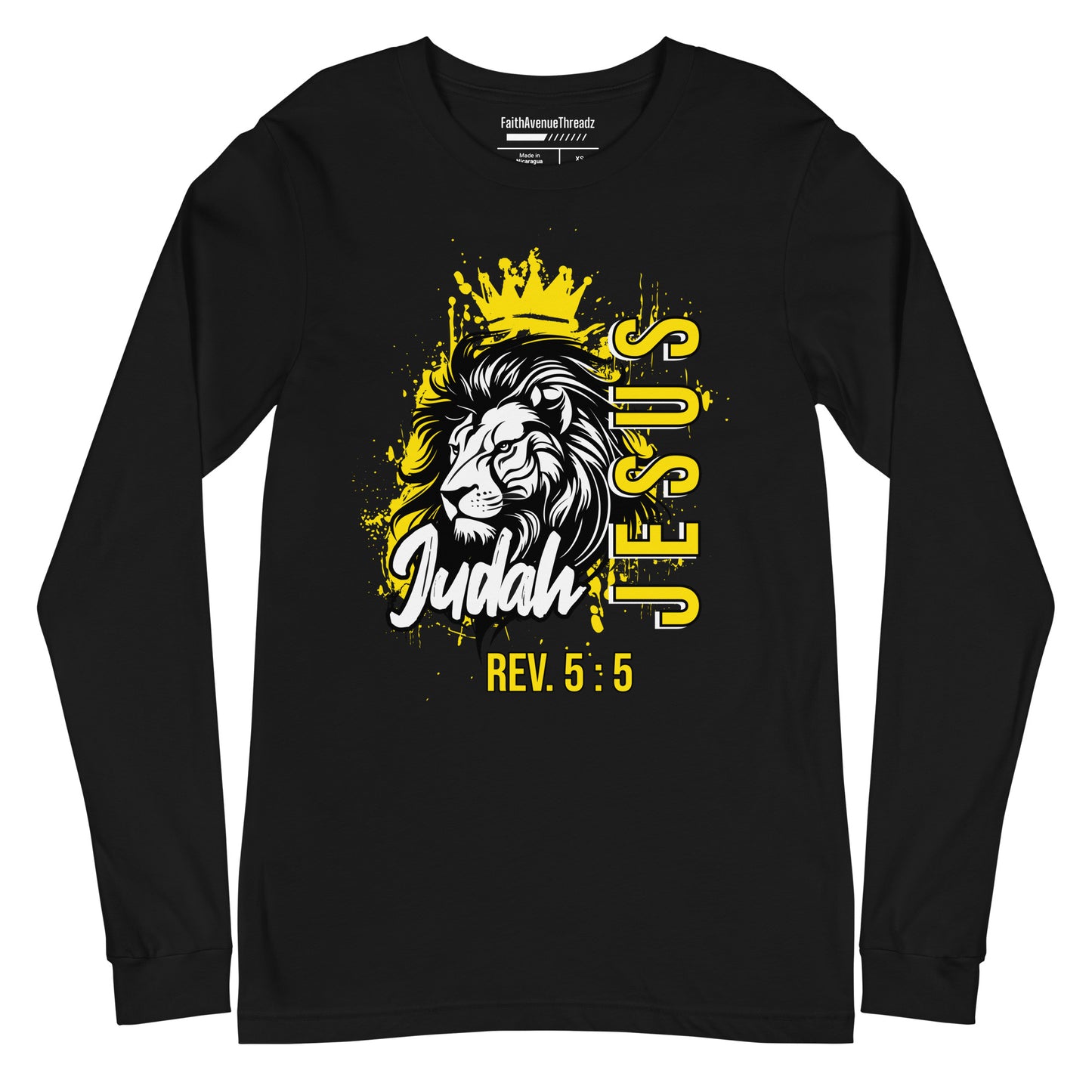 Jesus, The Lion of Judah Christian Long Sleeve Tee