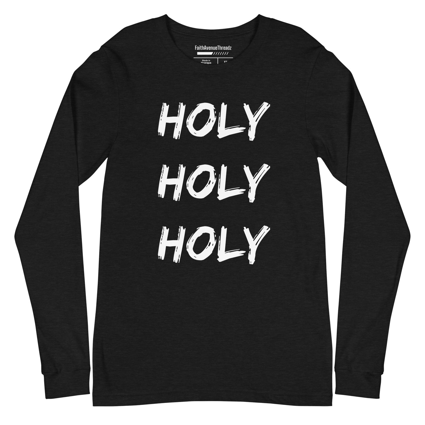 Holy Holy Holy Christian Long Sleeve Tee
