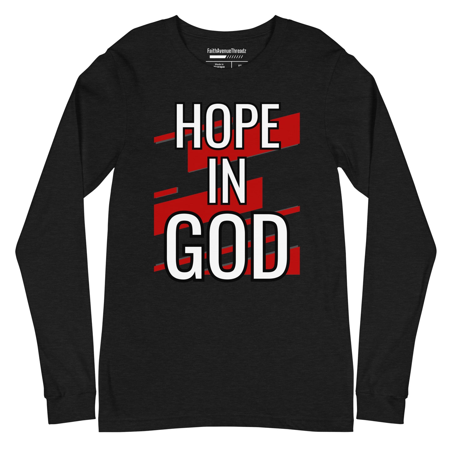 Hope In God Christian Long Sleeve Tee