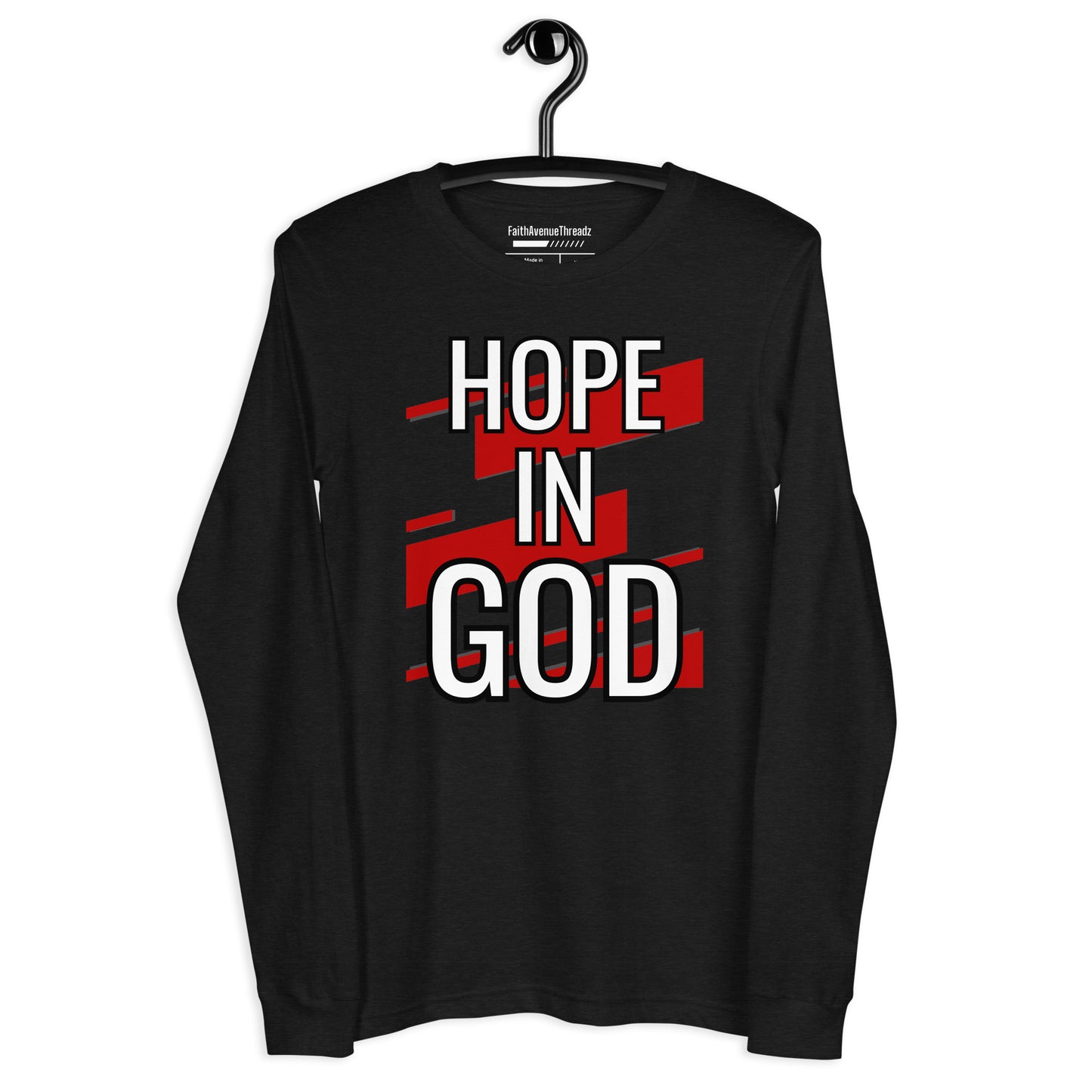 Hope In God Christian Long Sleeve Tee