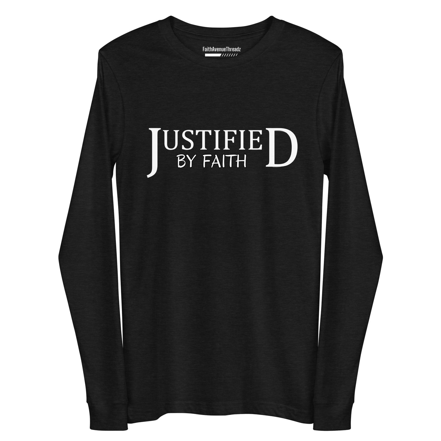 Justified By Faith Christian Long Sleeve Tee