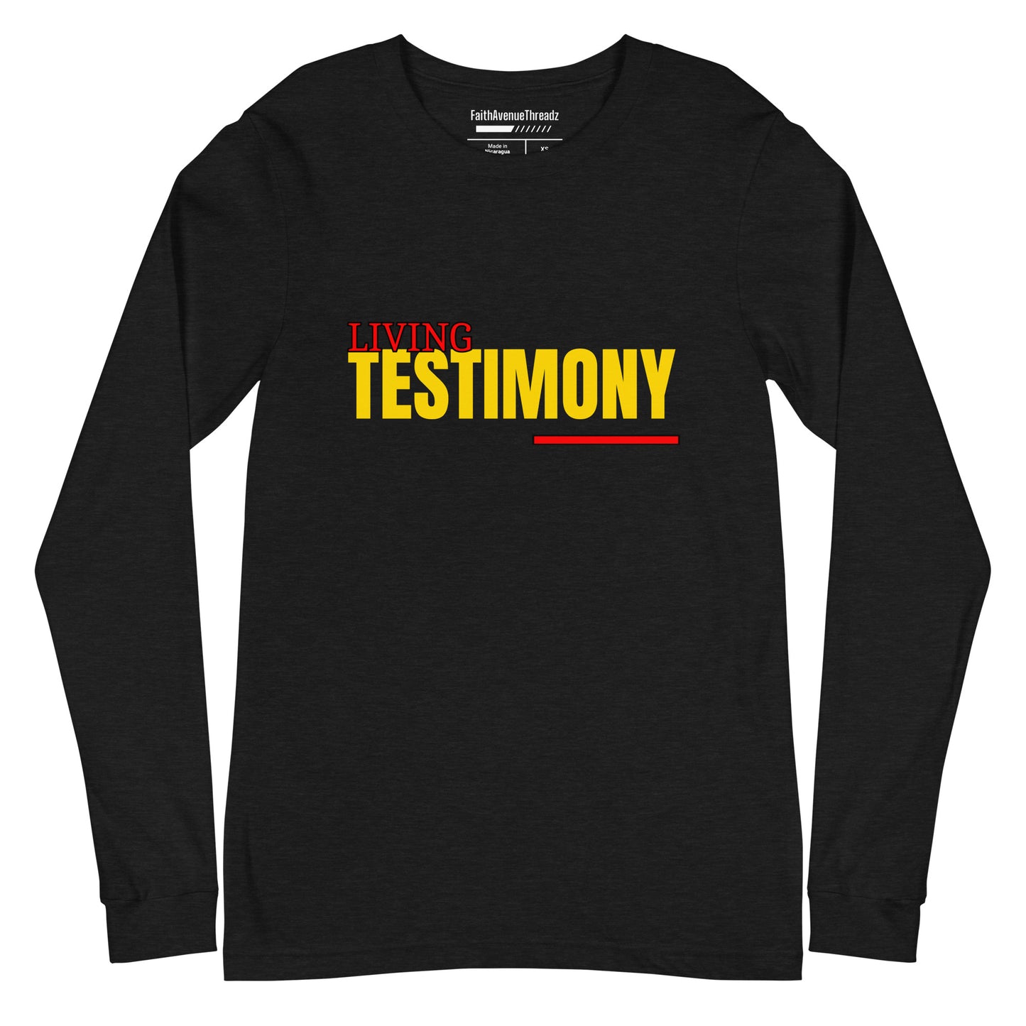 Living Testimony Christian Long Sleeve Tee
