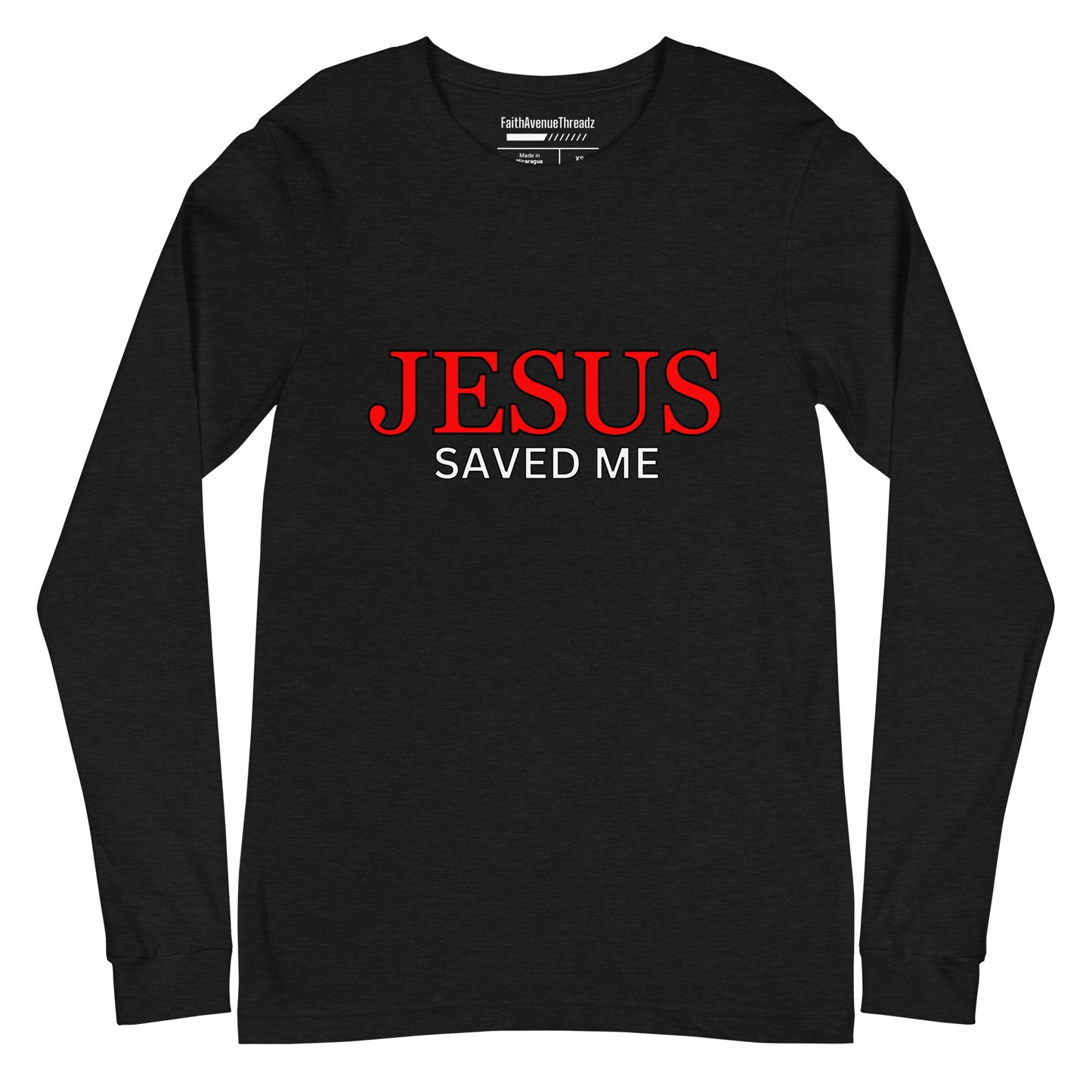 Jesus Saved Me Christian Long Sleeve Tee