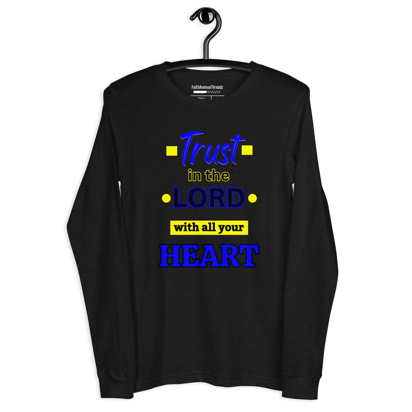 Trust In The Lord Christian Long Sleeve Tee