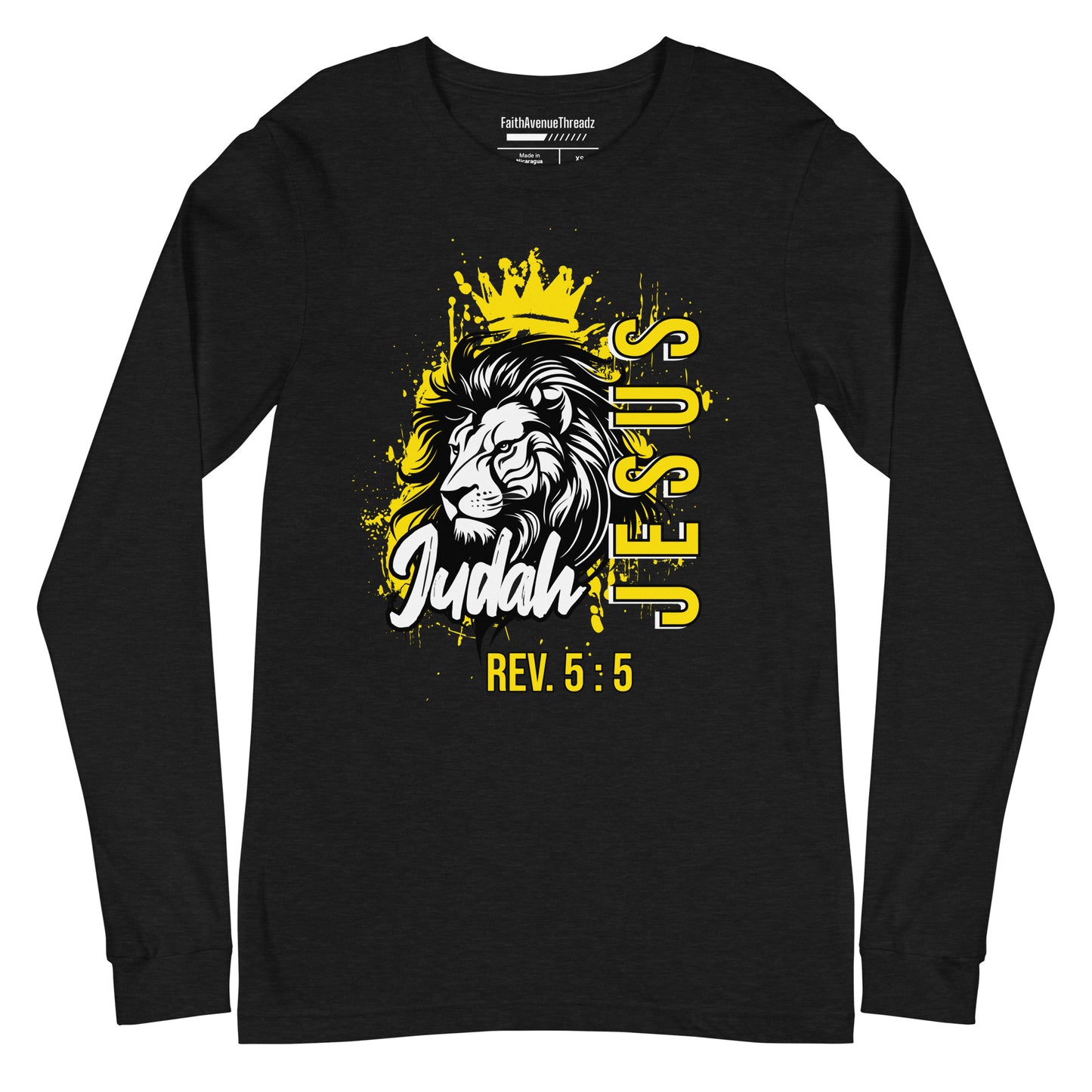 Jesus, The Lion of Judah Christian Long Sleeve Tee