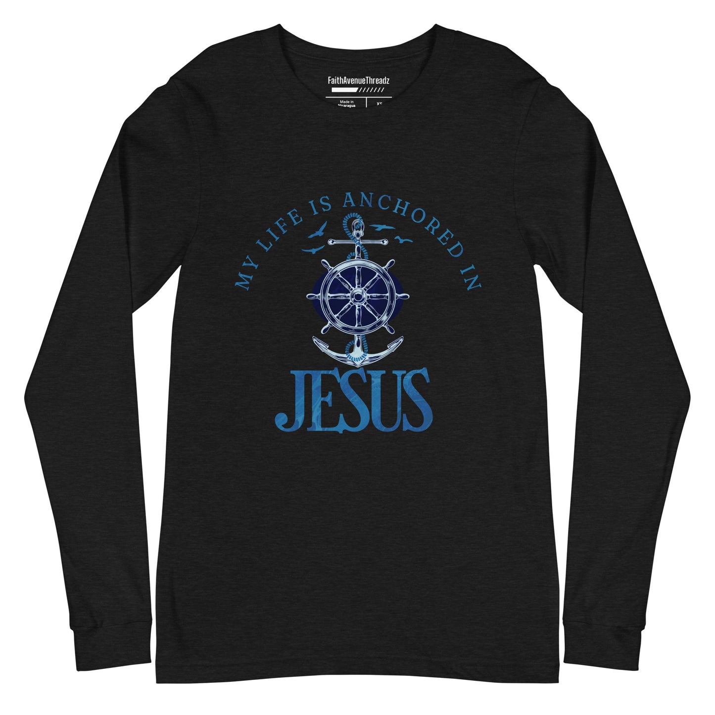 Anchored In Jesus Christian Long Sleeve Tee