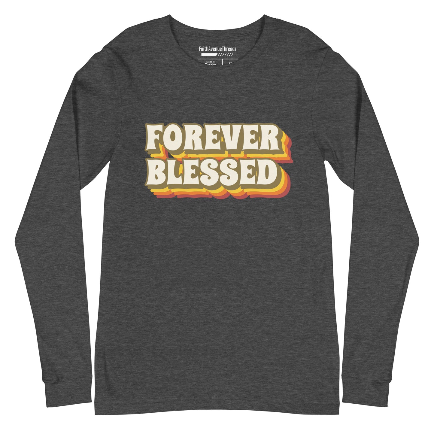 Forever Blessed Christian Long Sleeve Tee