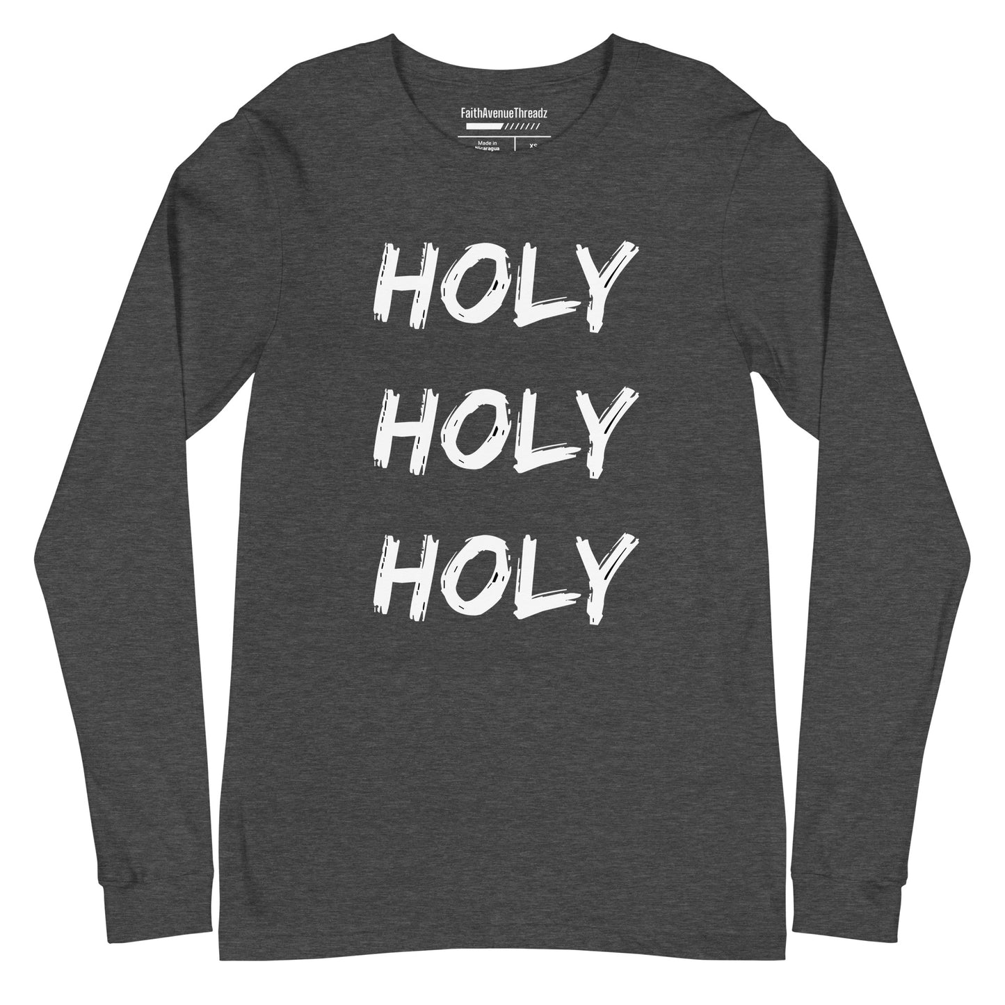 Holy Holy Holy Christian Long Sleeve Tee