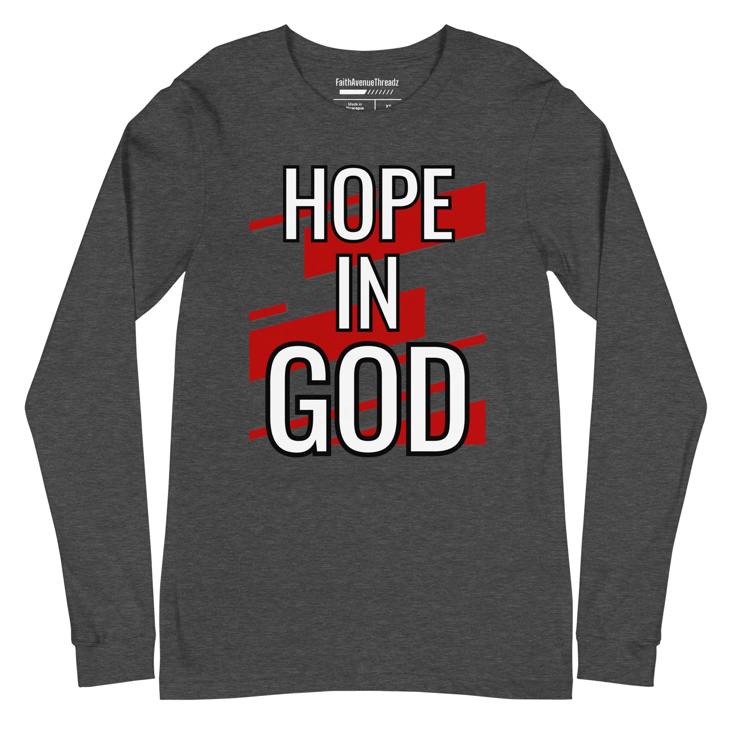 Hope In God Christian Long Sleeve Tee