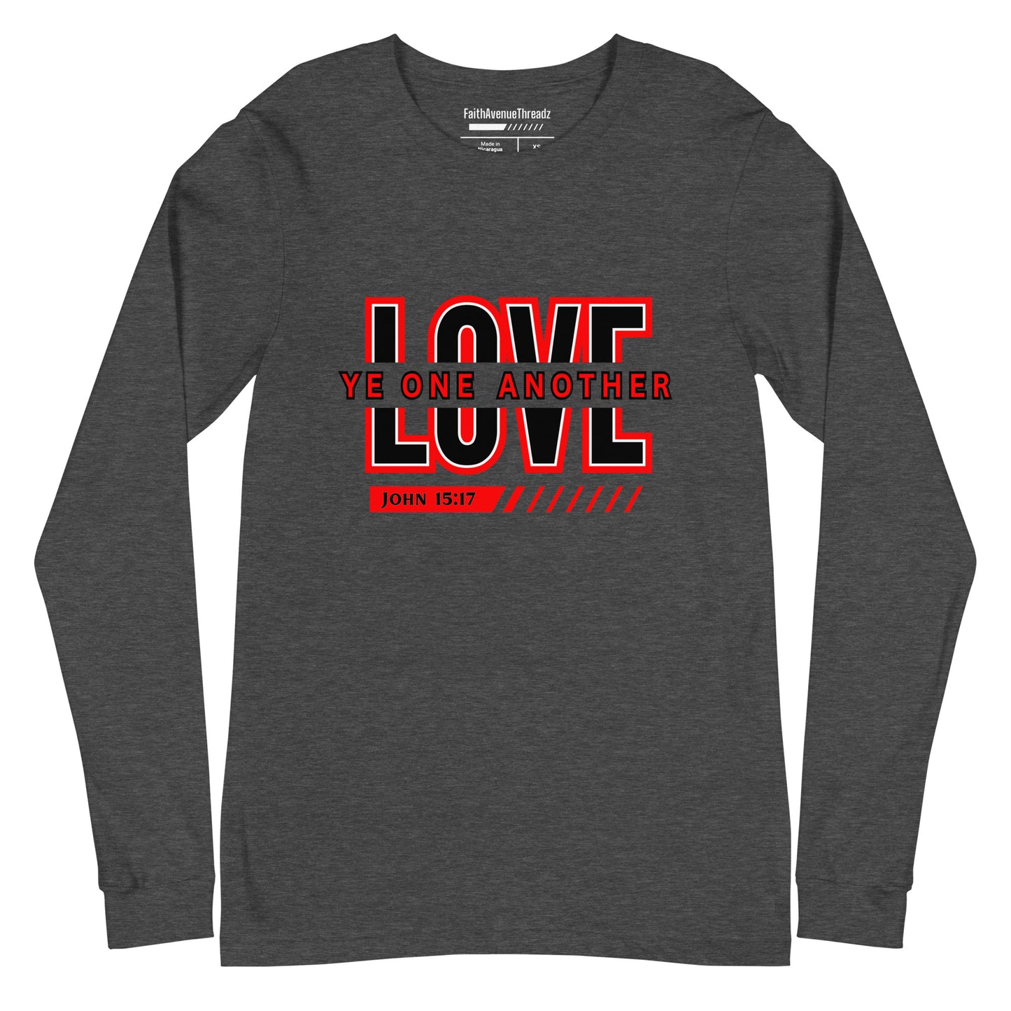 Love One Another Christian Long Sleeve Tee