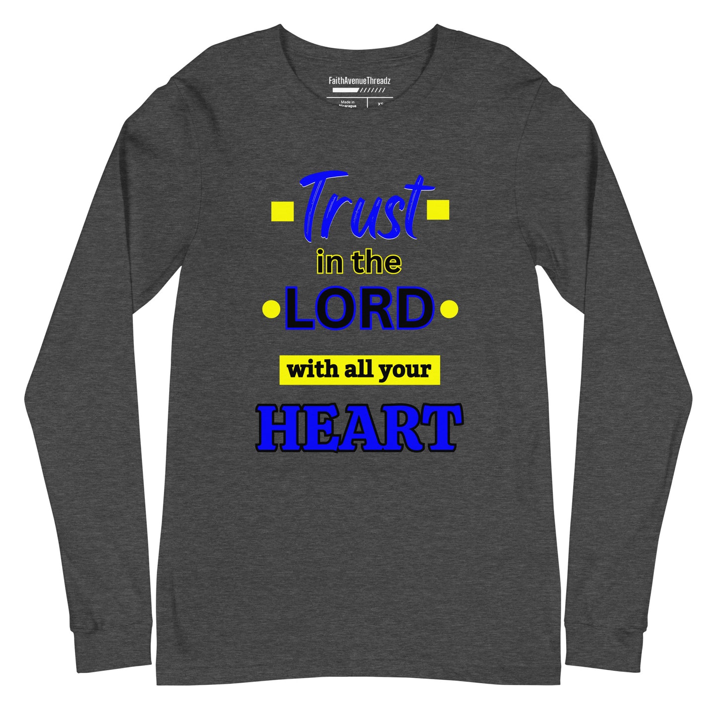 Trust In The Lord Christian Long Sleeve Tee