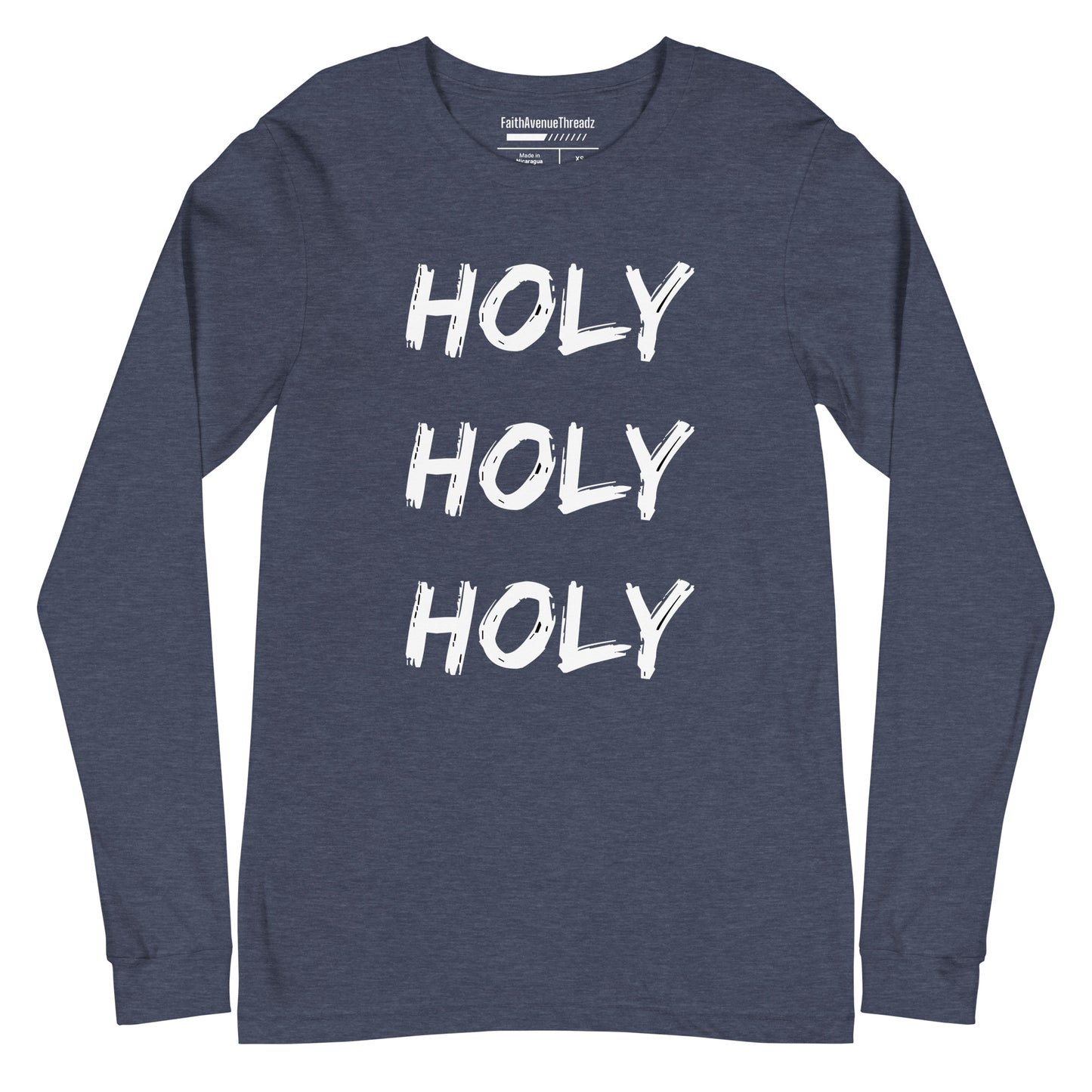 Holy Holy Holy Christian Long Sleeve Tee