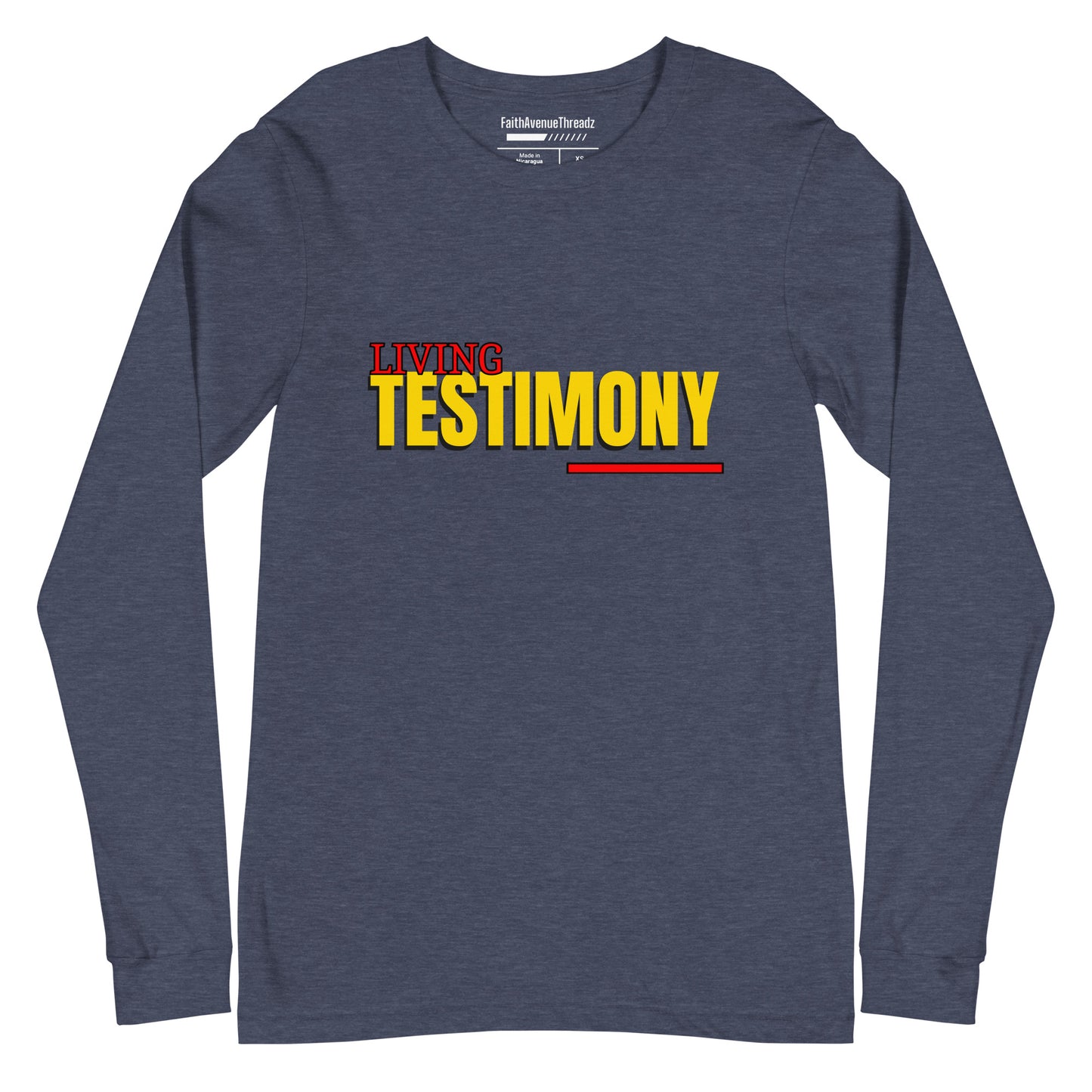 Living Testimony Christian Long Sleeve Tee