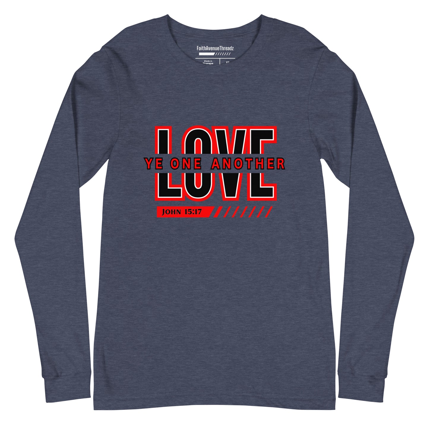Love One Another Christian Long Sleeve Tee