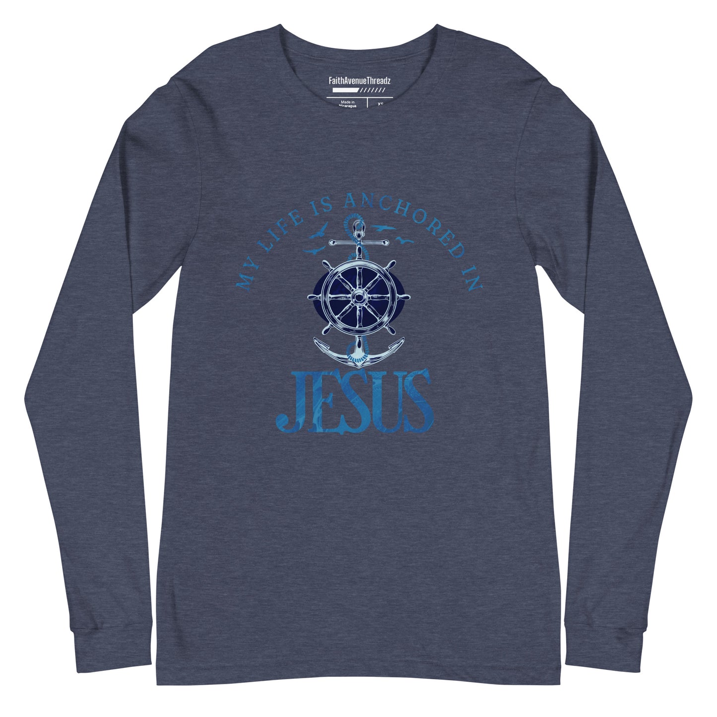 Anchored In Jesus Christian Long Sleeve Tee