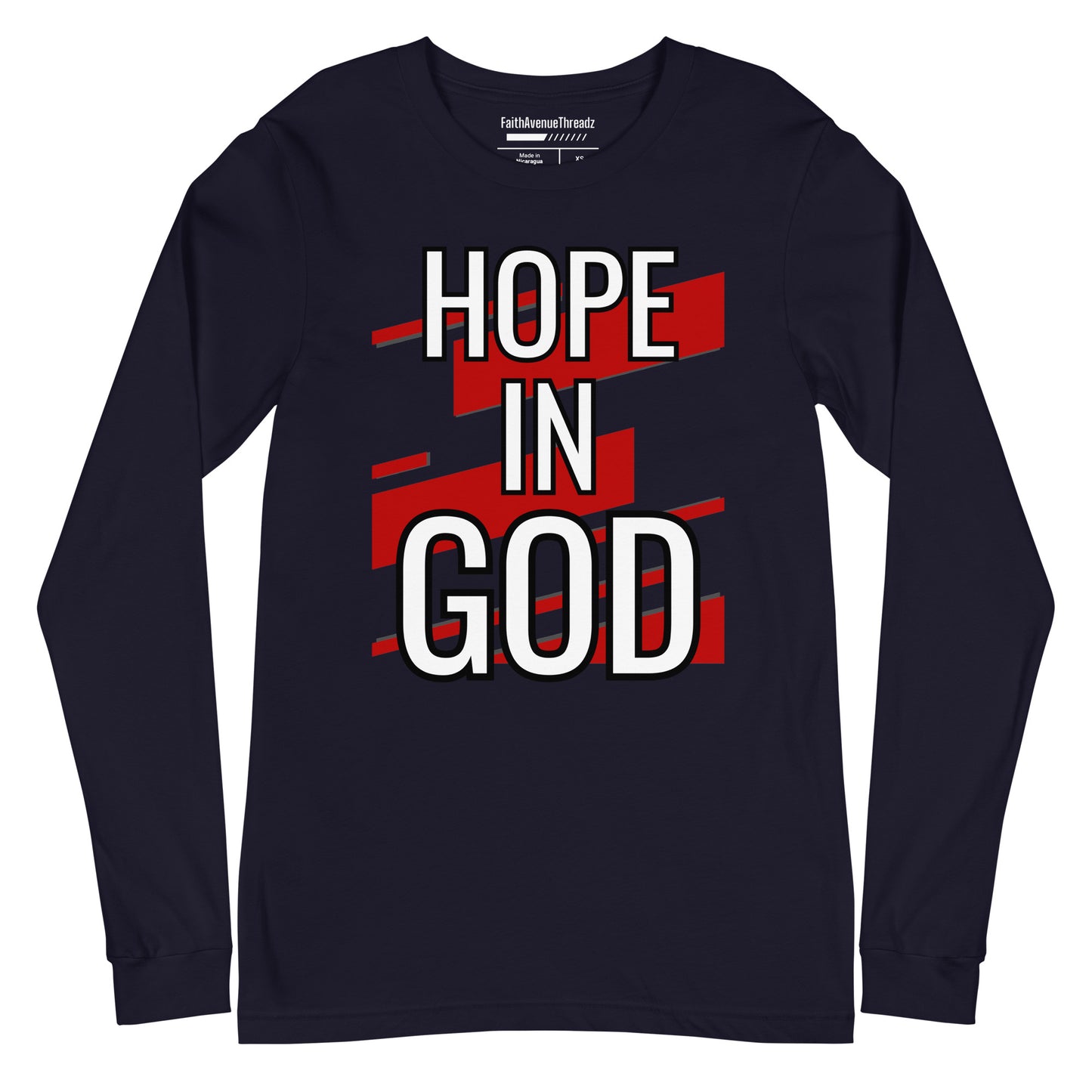 Hope In God Christian Long Sleeve Tee