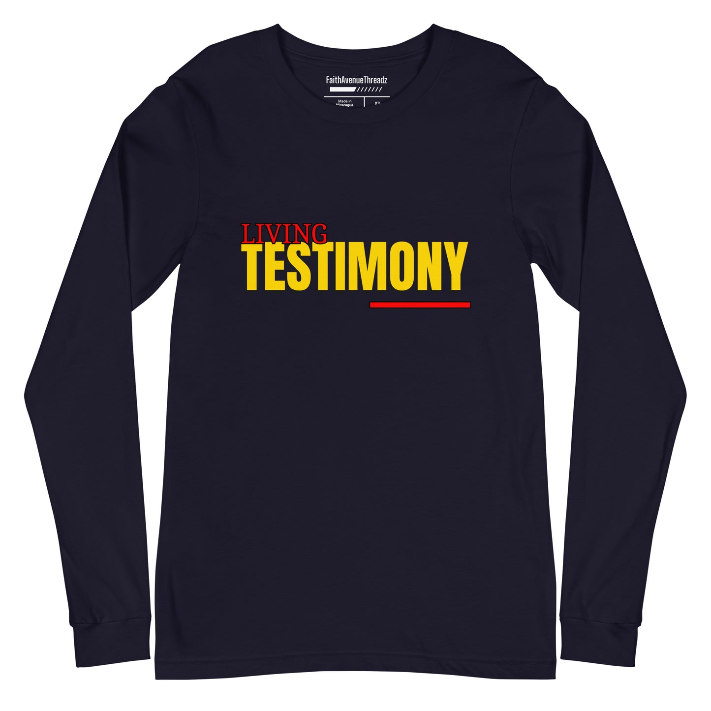 Living Testimony Christian Long Sleeve Tee