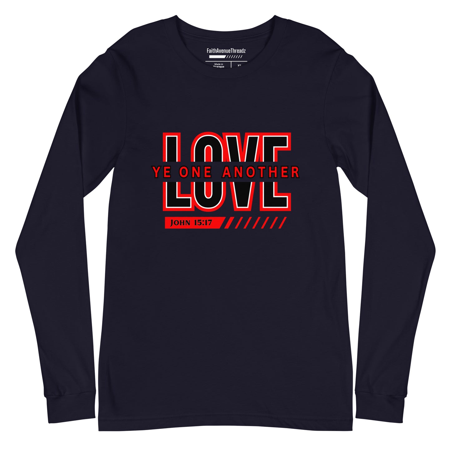 Love One Another Christian Long Sleeve Tee