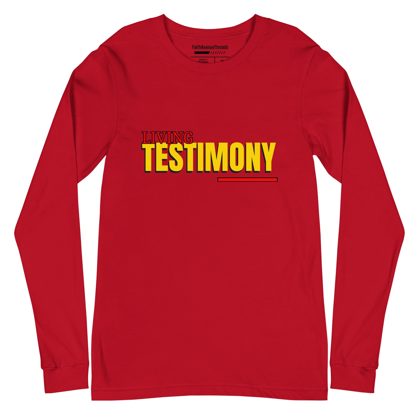 Living Testimony Christian Long Sleeve Tee
