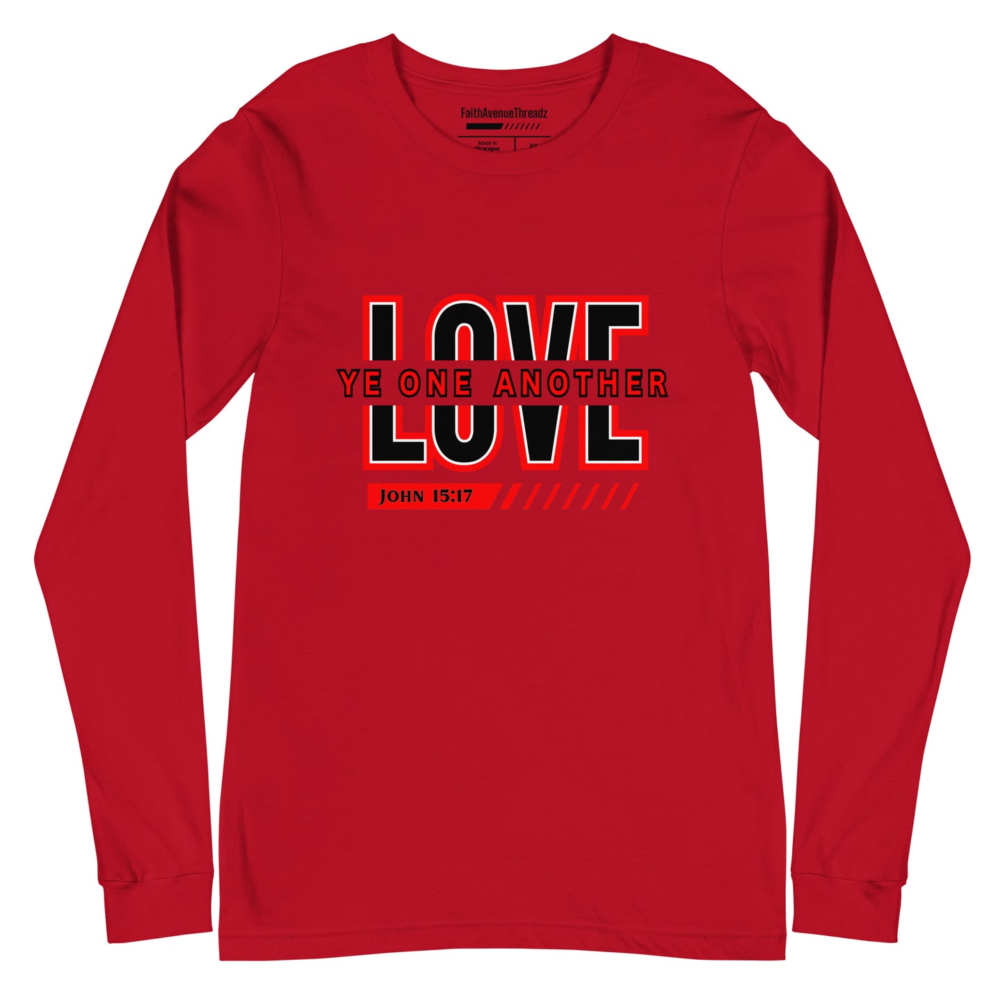 Love One Another Christian Long Sleeve Tee