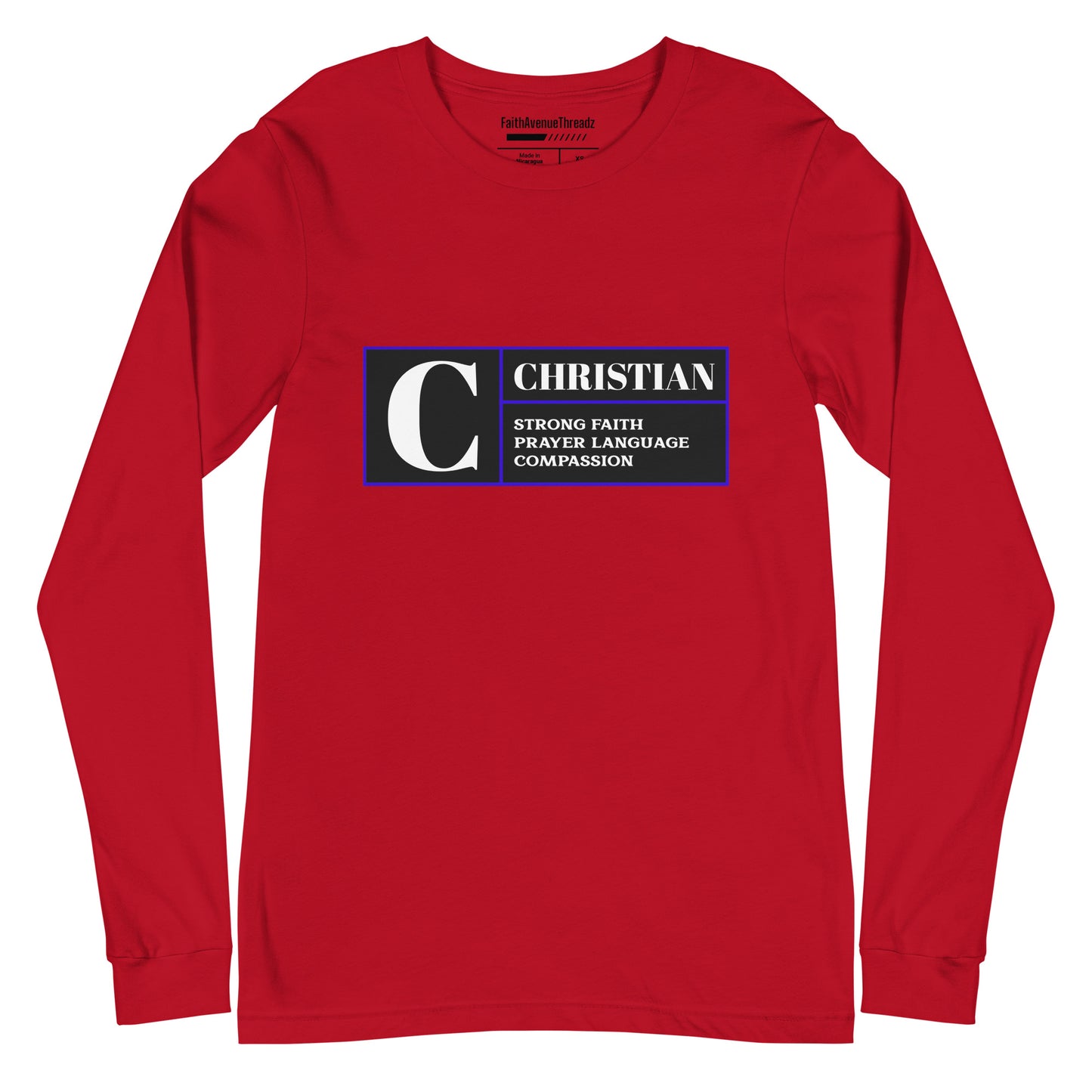 Rated C For Christian - Christian Long Sleeve Tee