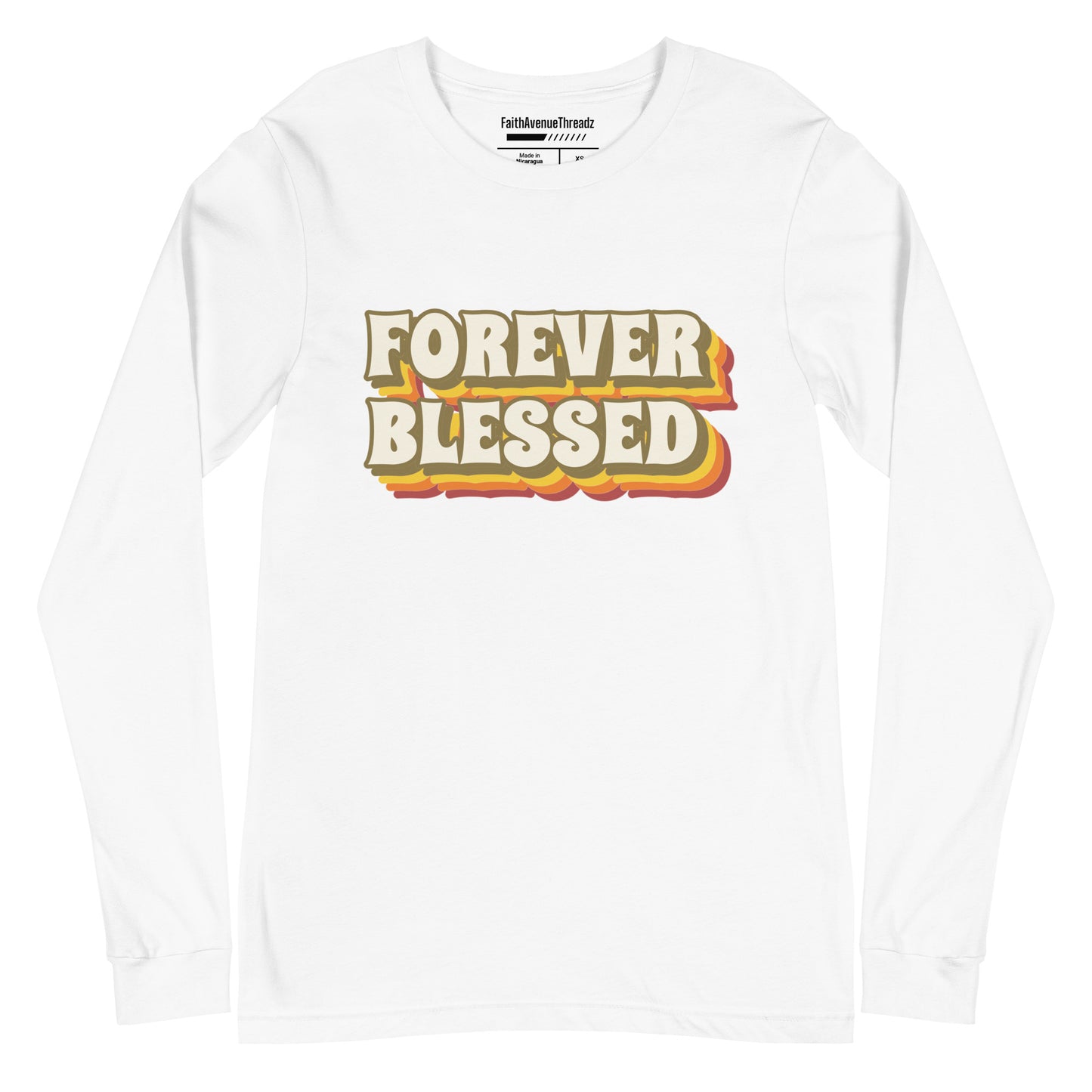 Forever Blessed Christian Long Sleeve Tee